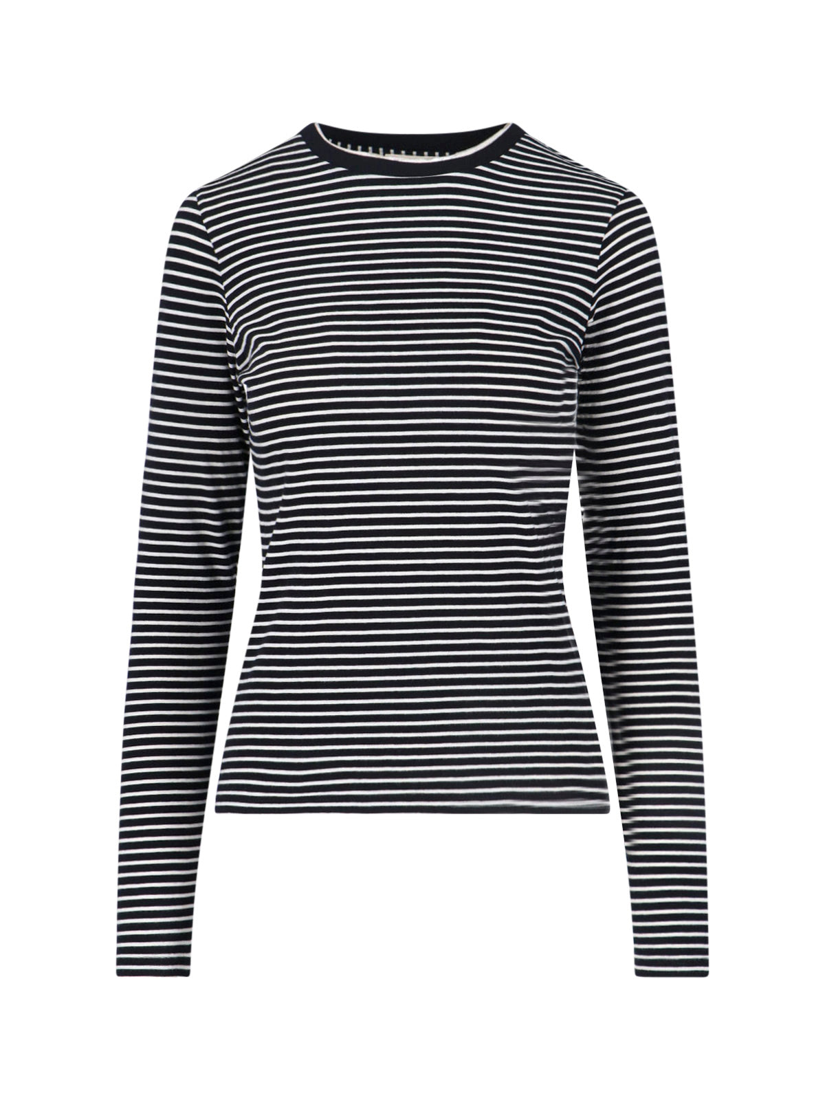 Classic Black T-Shirt with Round Neckline