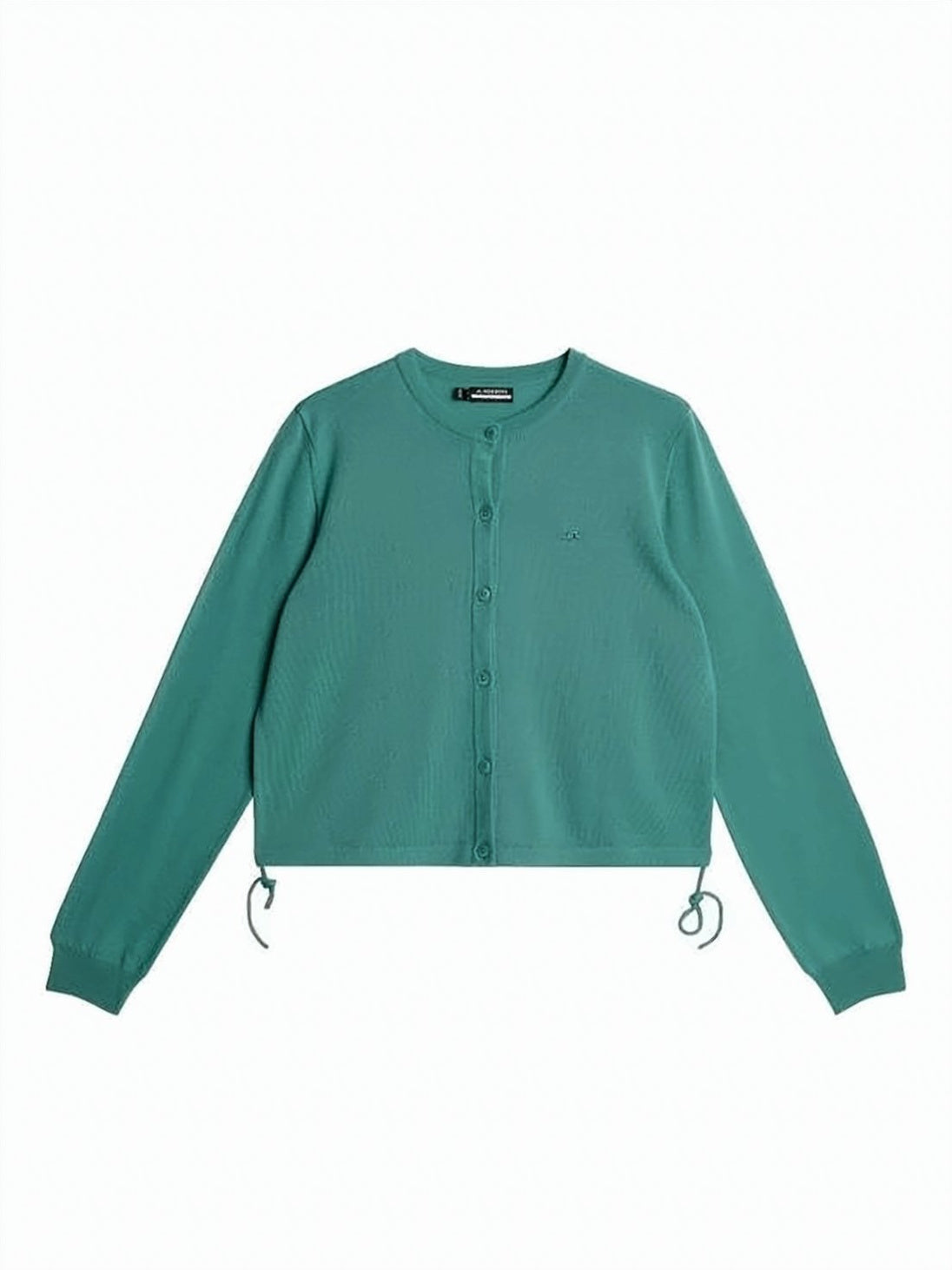 Cropped Cardigan Sweater with Button-Down Front