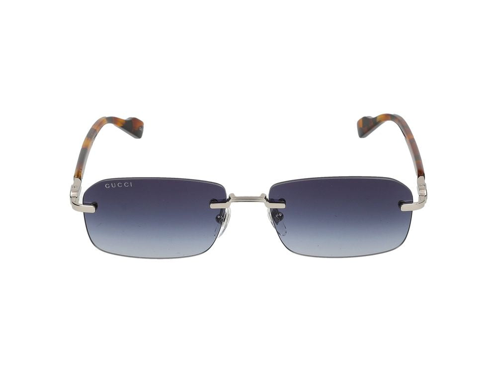 Sunglasses Gucci GG1221S 007 silver havana blue 56/16/140