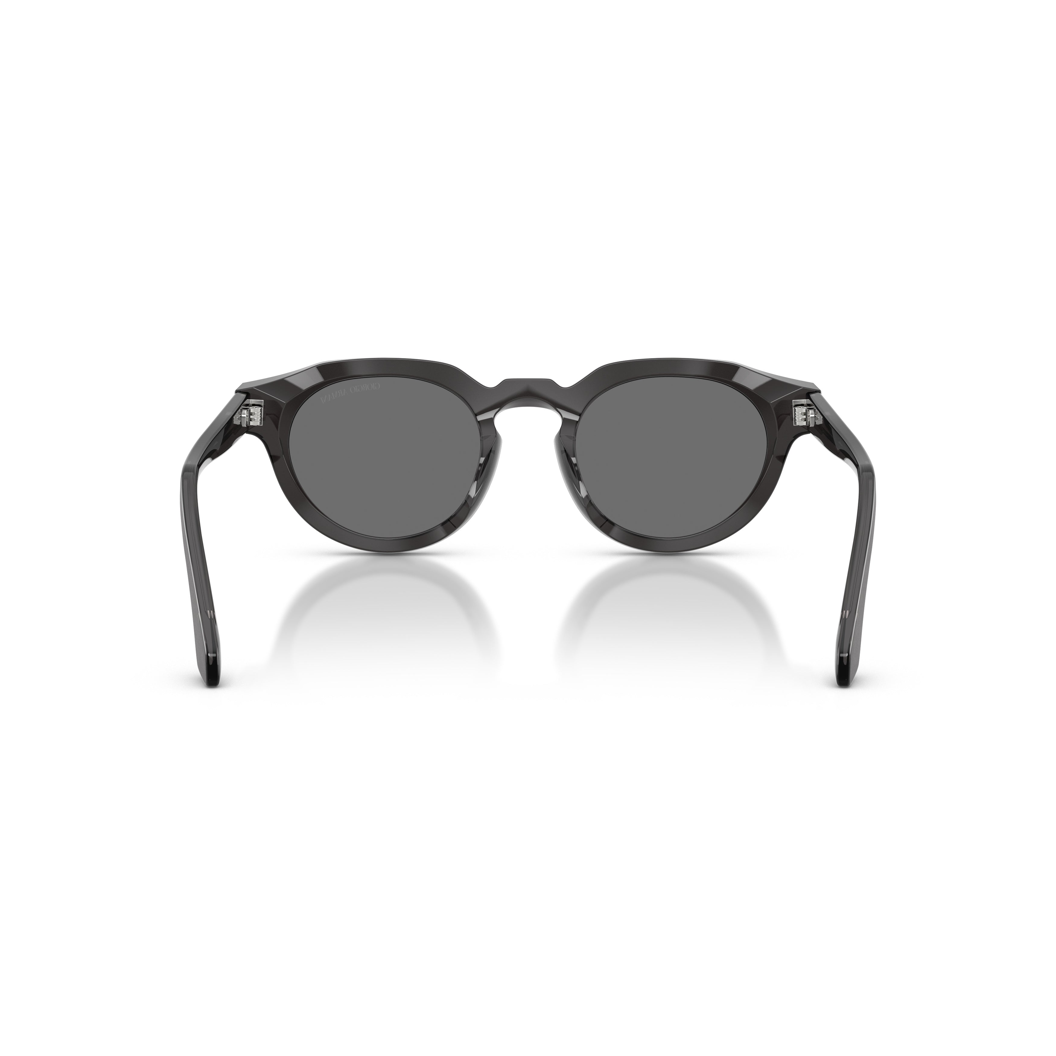 0ar8255u Black Acetate Sunglasses with Keyhole Bridge