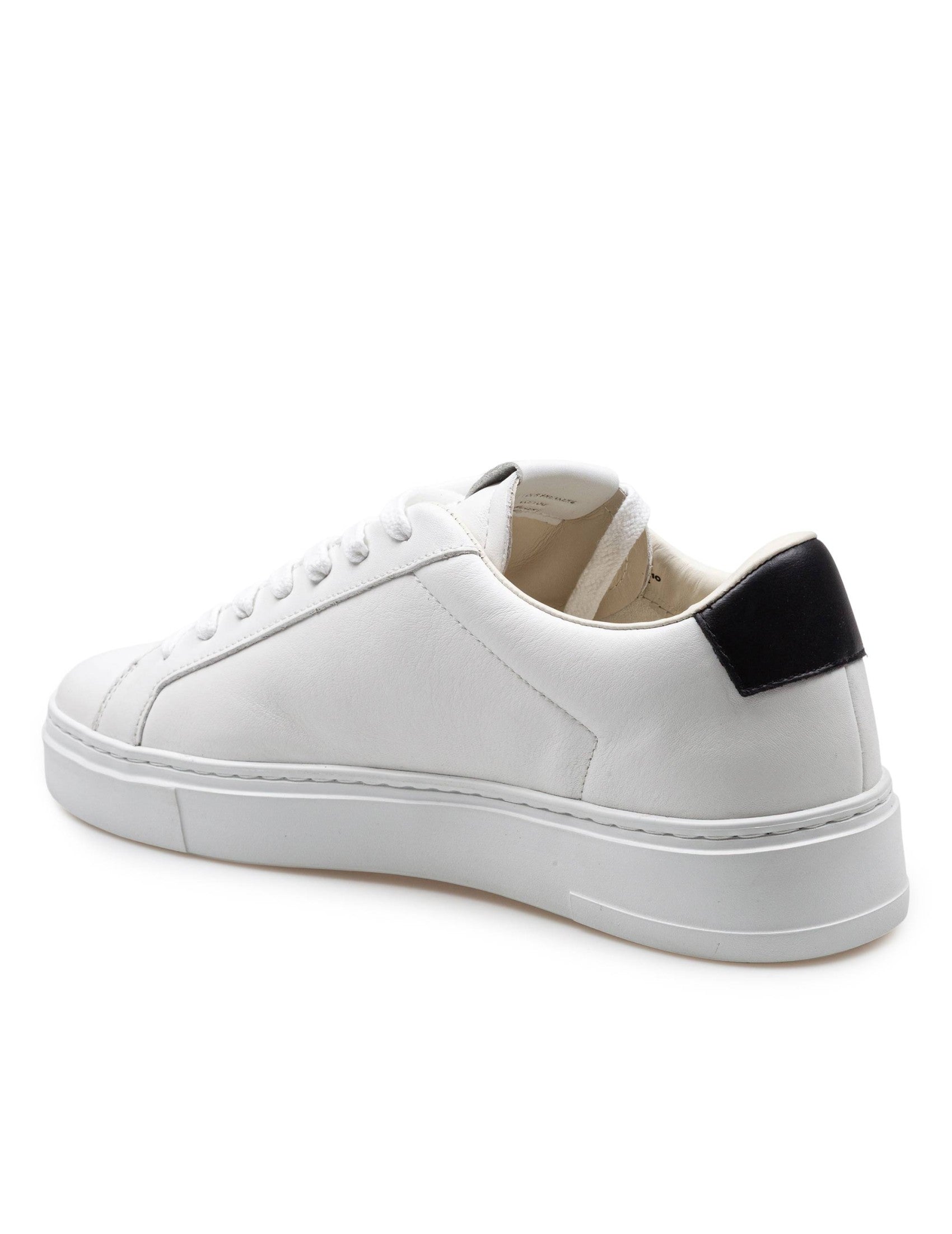 Black/White Leather Crime Extralight Sneakers