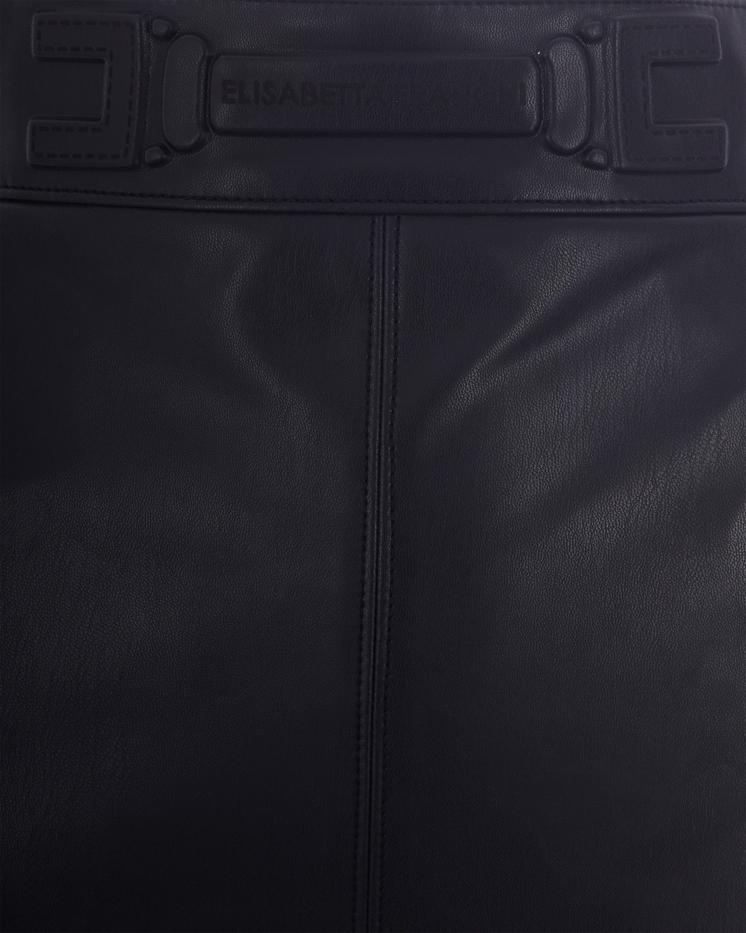 Black Nappa Leather Skirt