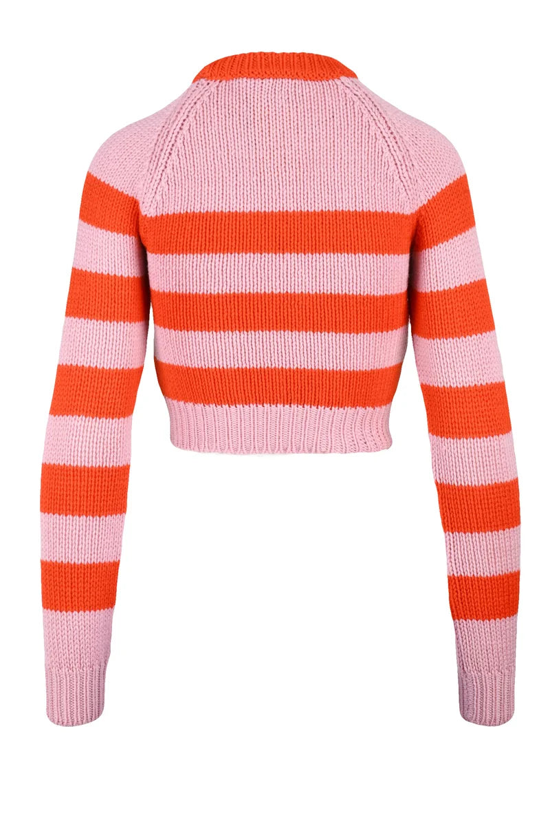 Cropped Sweater - Multicolor