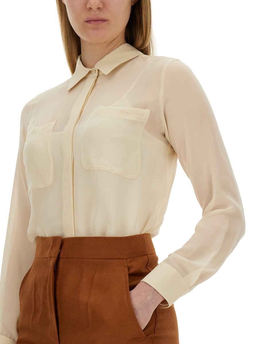 "Summer Clam" Silk Shirt