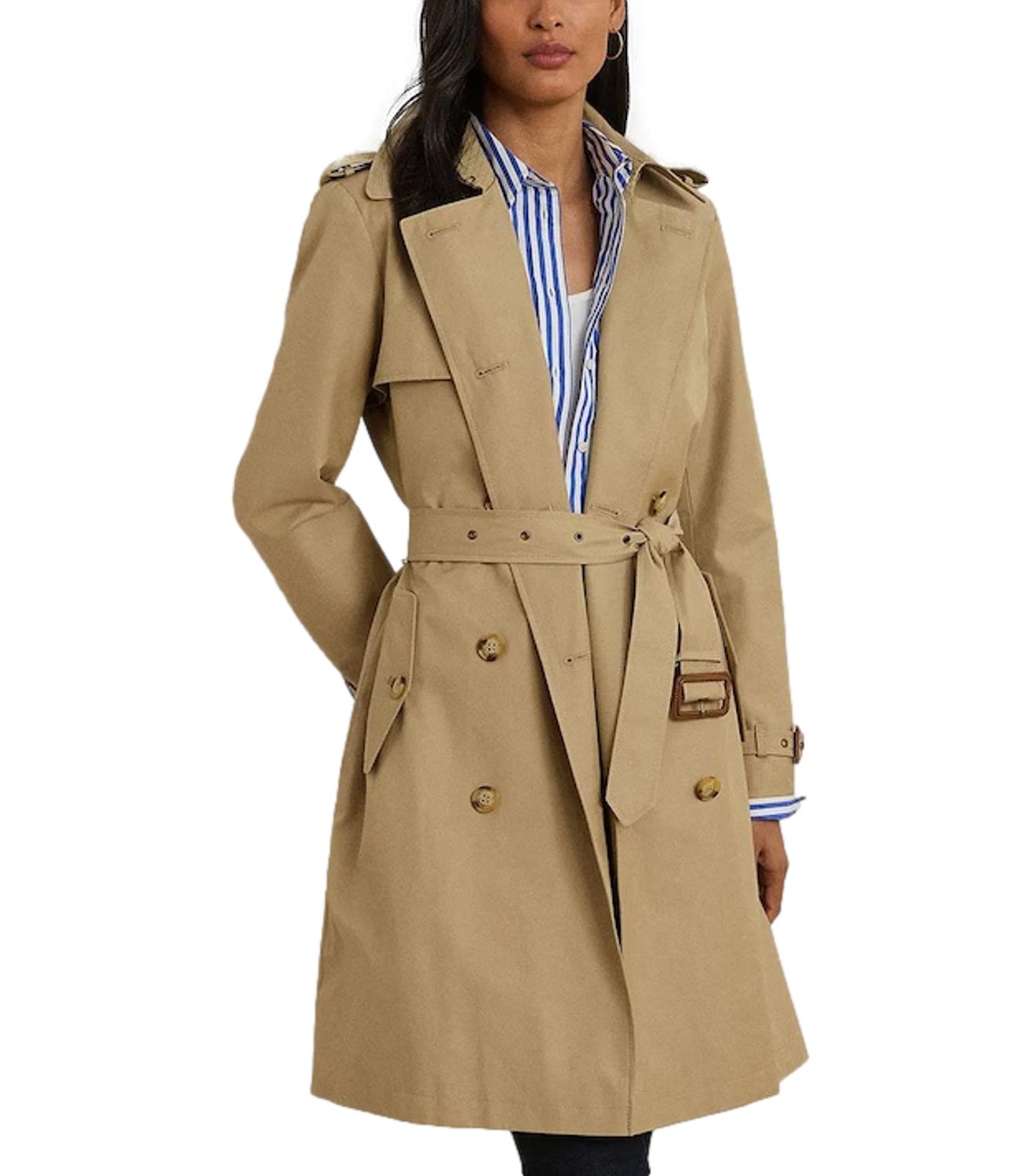 Db Belted Coat Cotton Blend – Beige