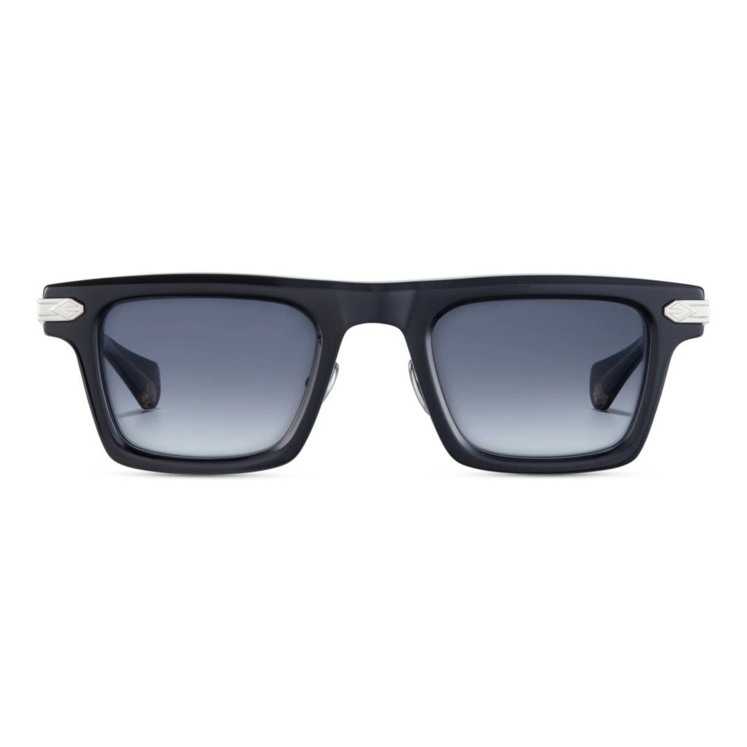 Stingray Rectangular Black Sunglasses with Titanium Temples