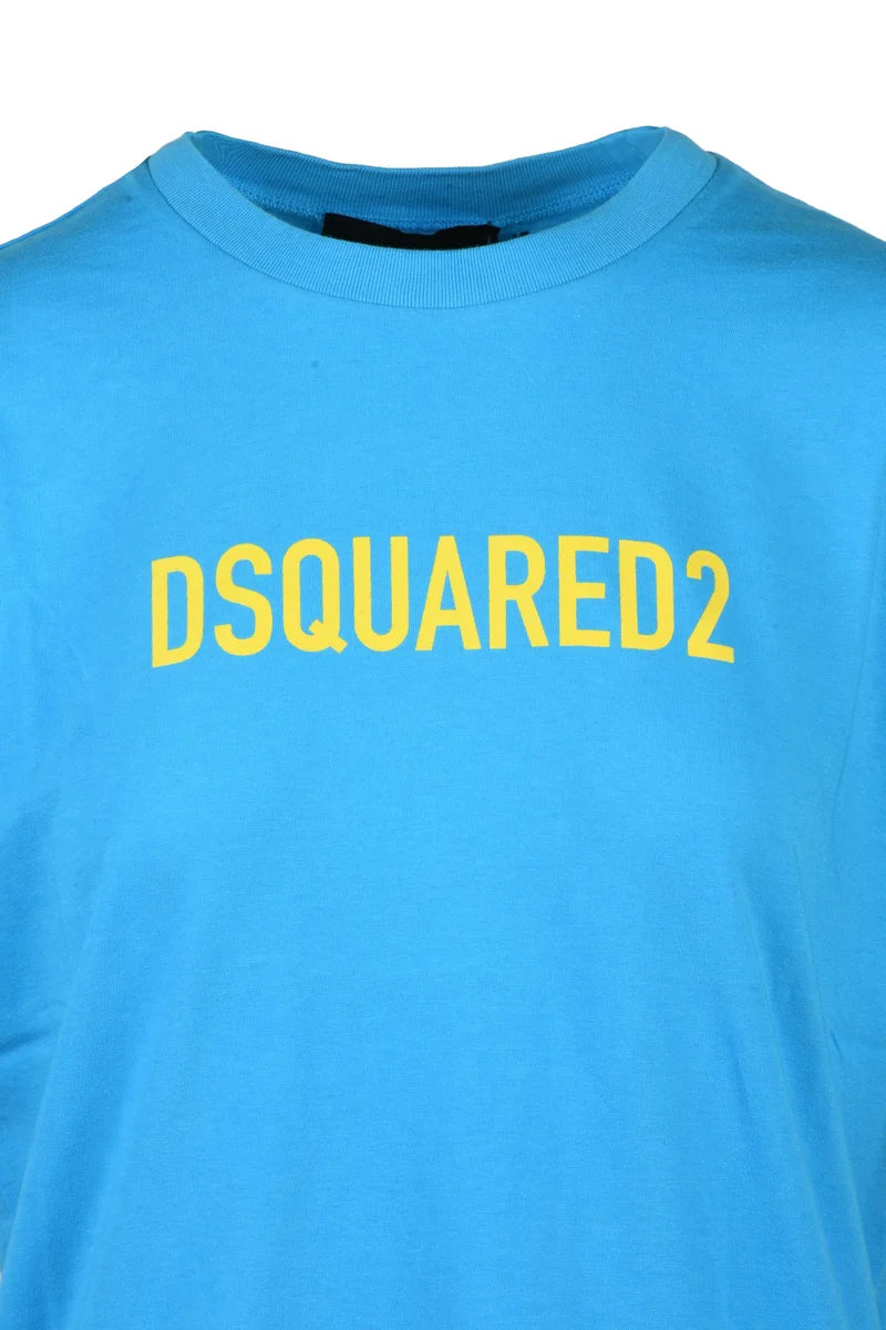 Cotton T-shirt - Light Blue