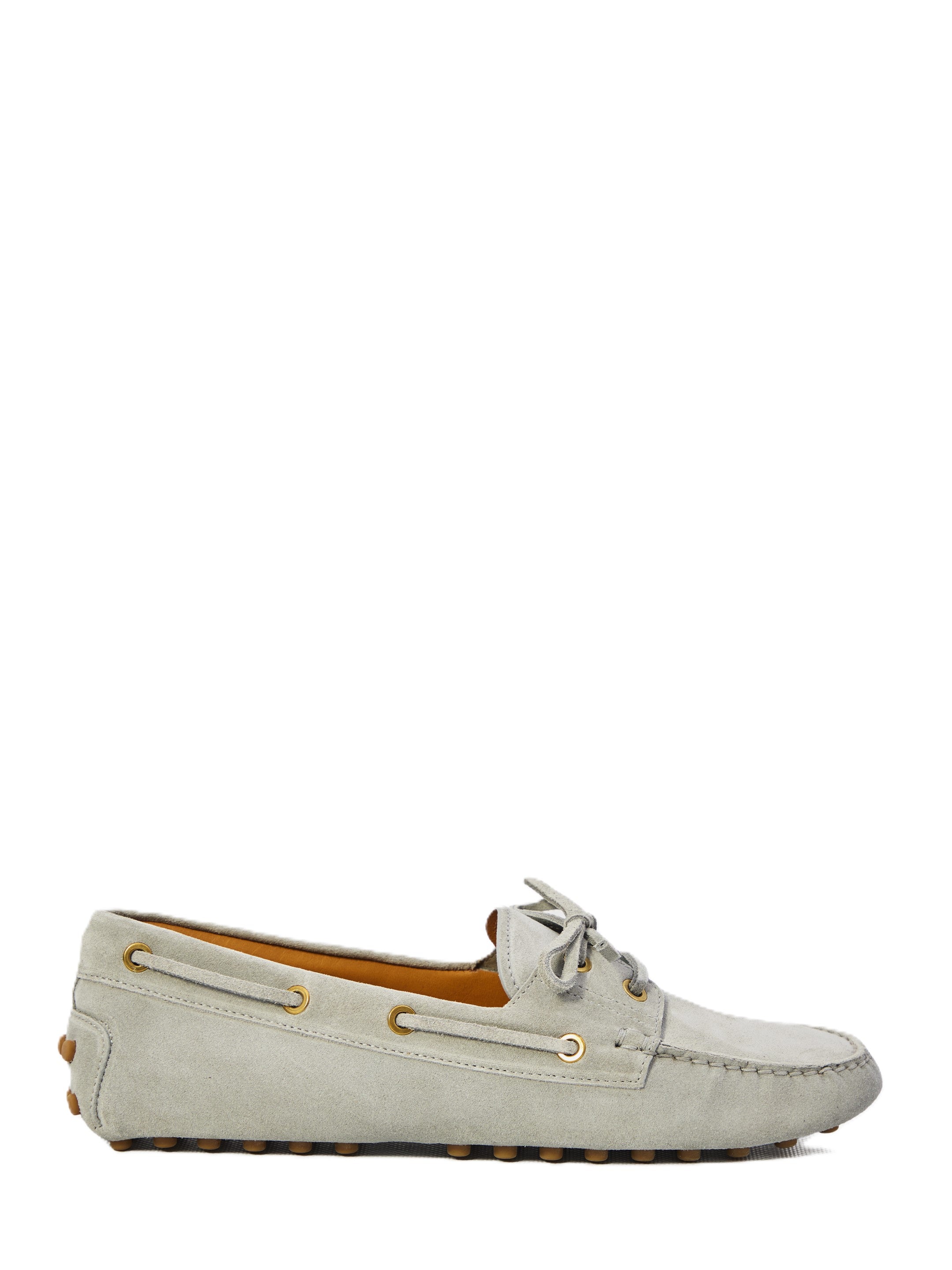 Soft Suede Driving Moccasins with Lace-Up Detail