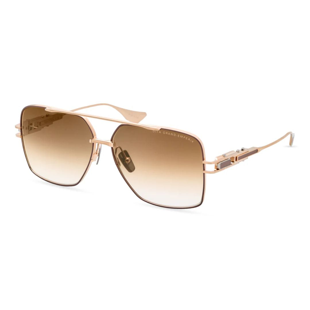 Grand-Emperik Geometric Square Sunglasses with Gradient Tint