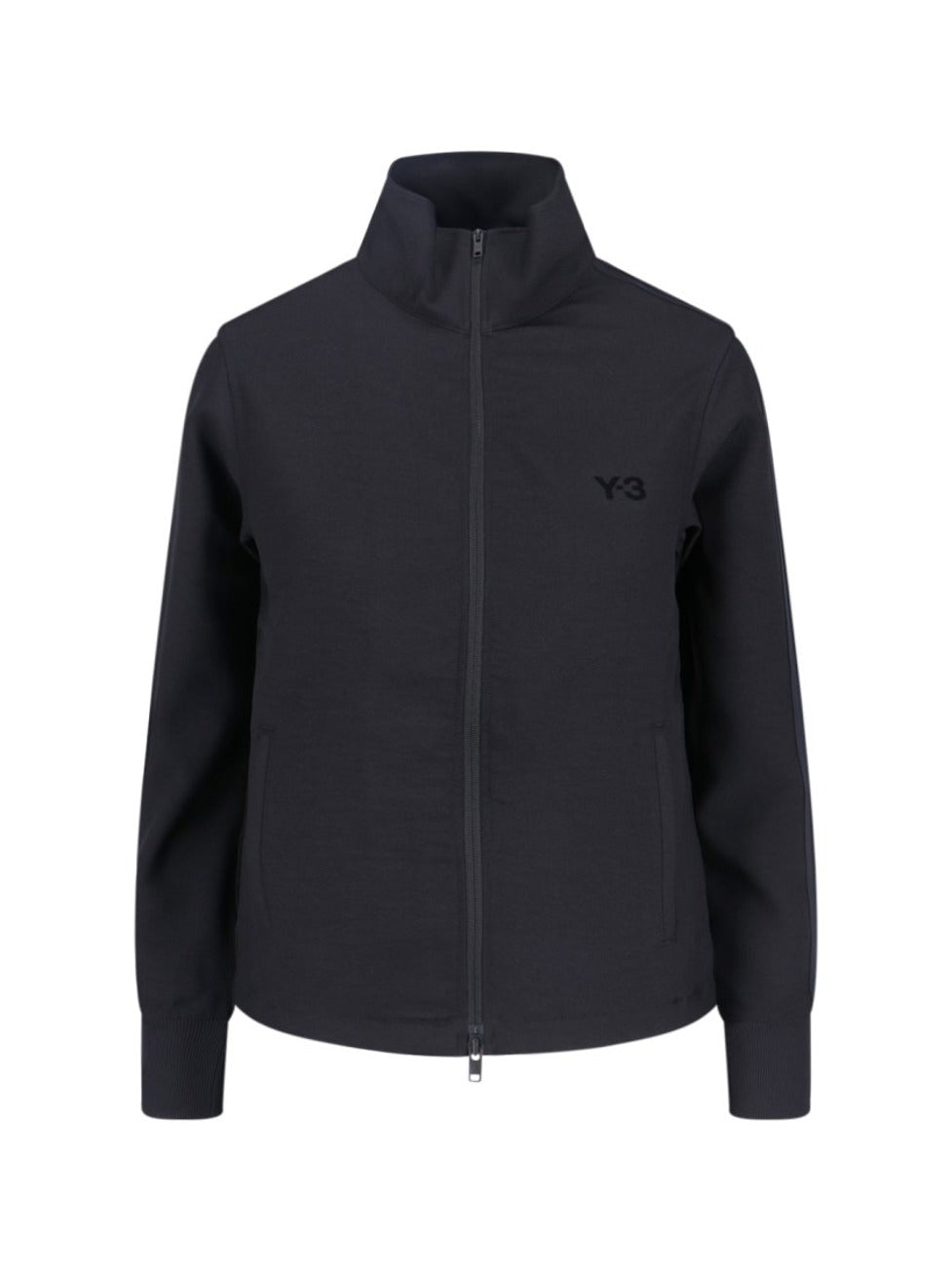 Logo Zip Sweatshirt – Black