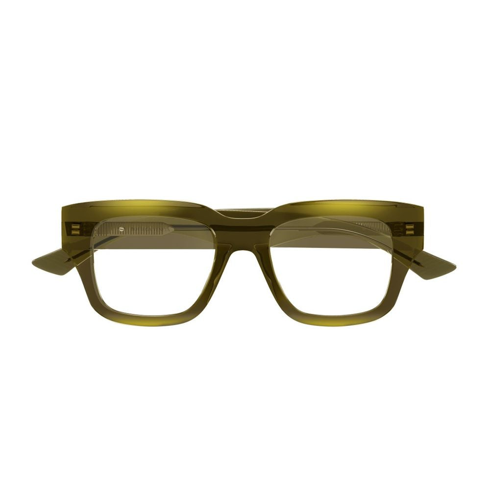 Bv1361O Ribbon Line Oversized Rectangular Optical Frame In Transparent Green Acetate