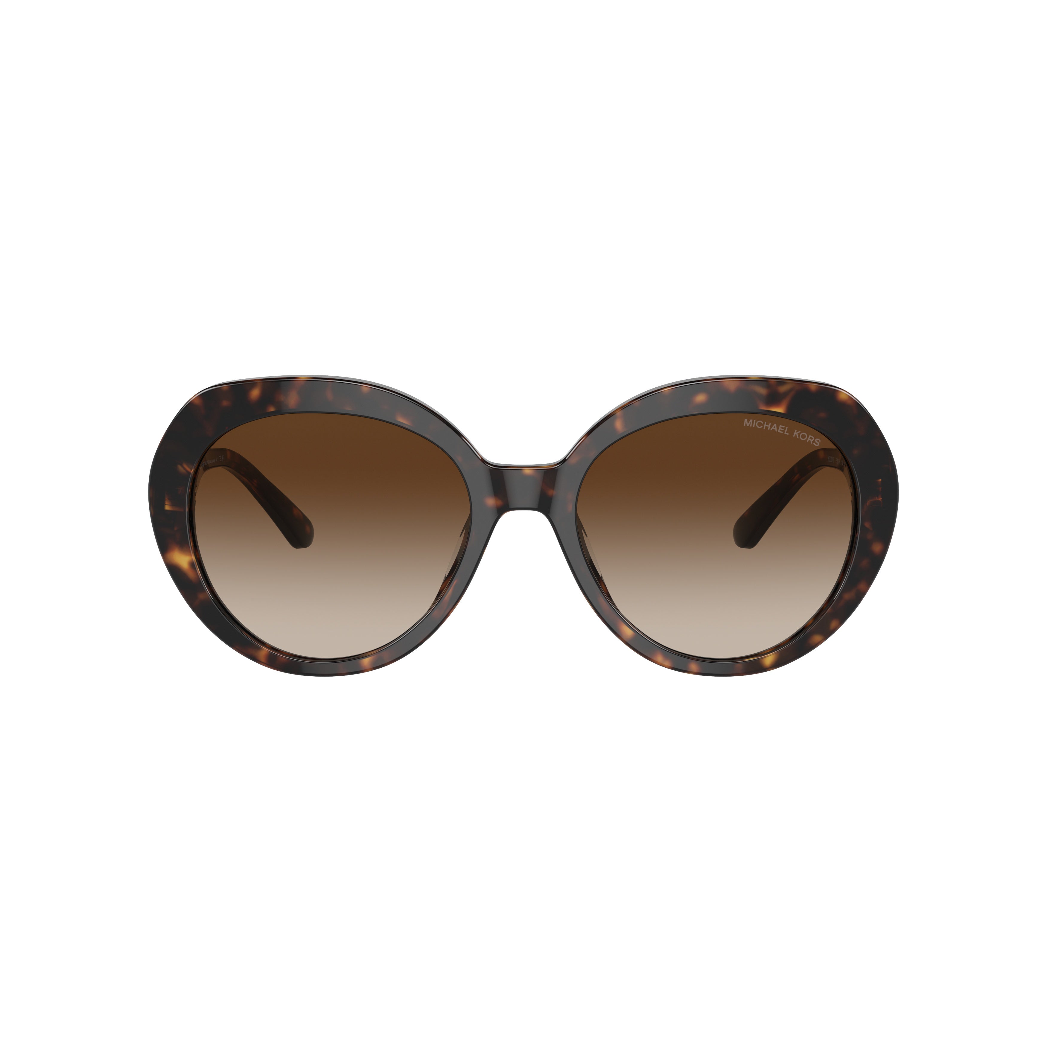 0mk2214u Oversized Round Sunglasses with Tortoiseshell Frame
