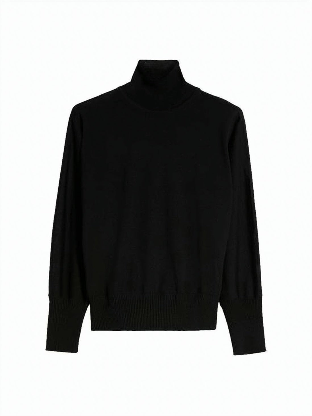 Classic Ribbed Turtleneck Sweater