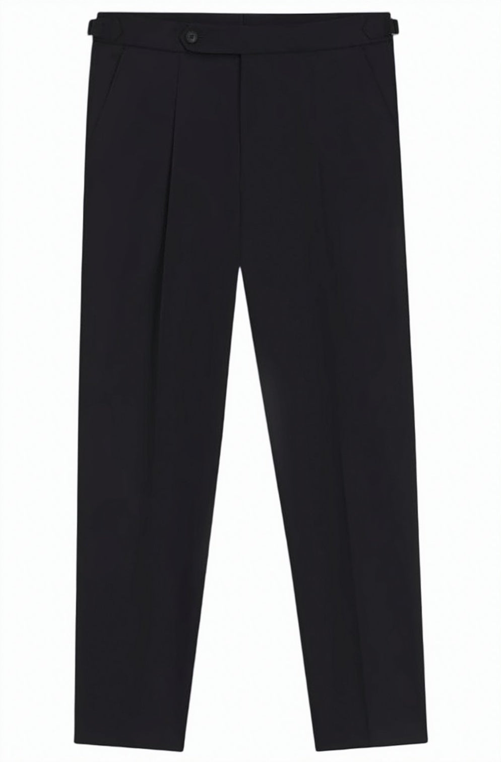 Blue Tapered Tailored Trousers