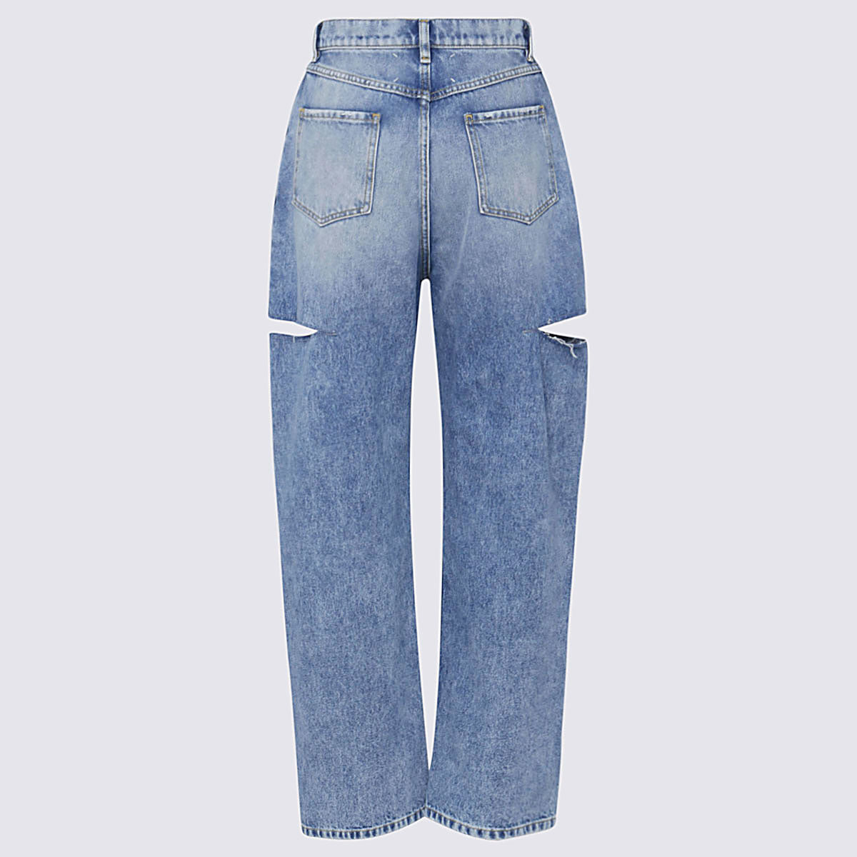 Blue Cotton Jeans