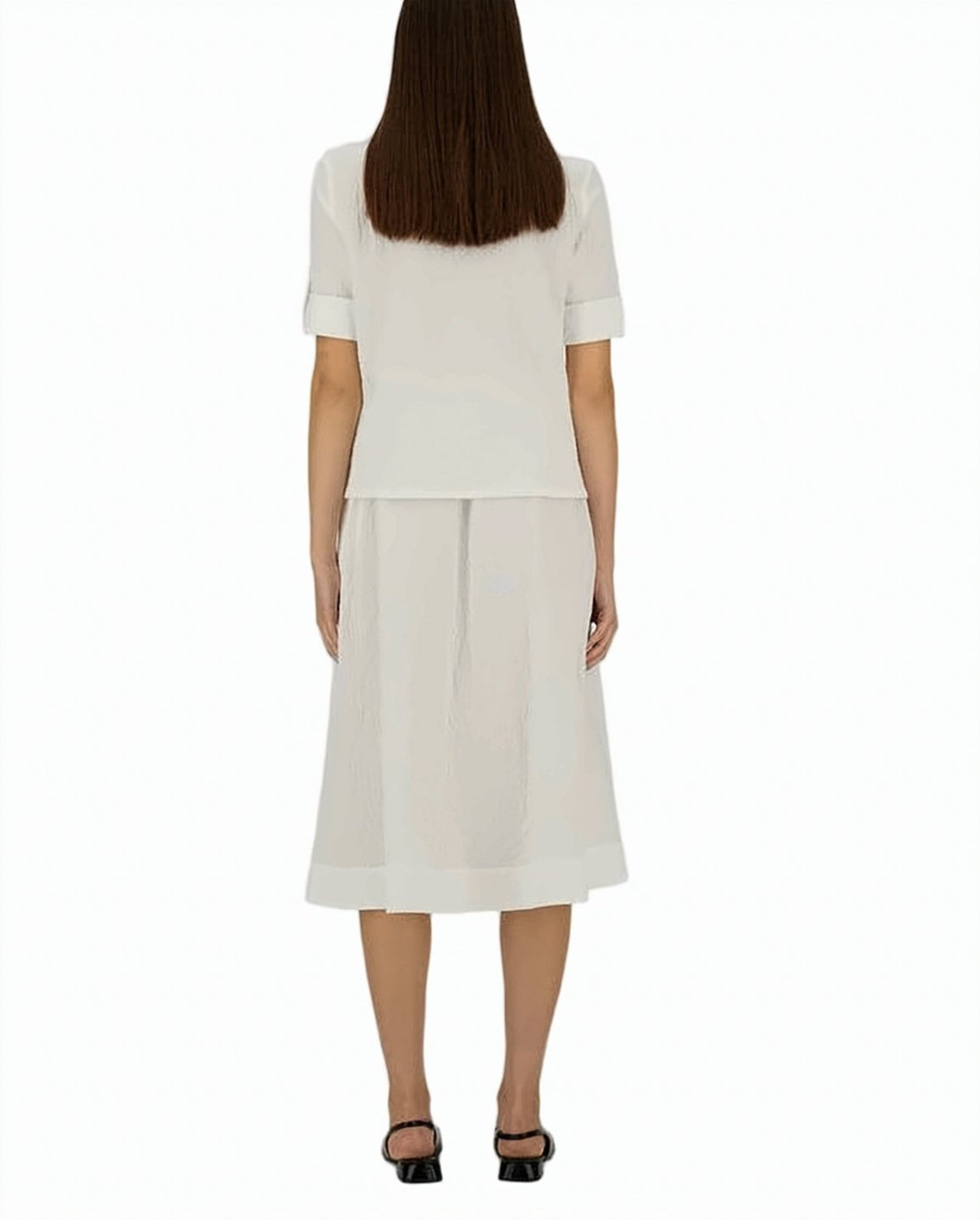 Mmlrane Cotton Blend Flared Skirt
