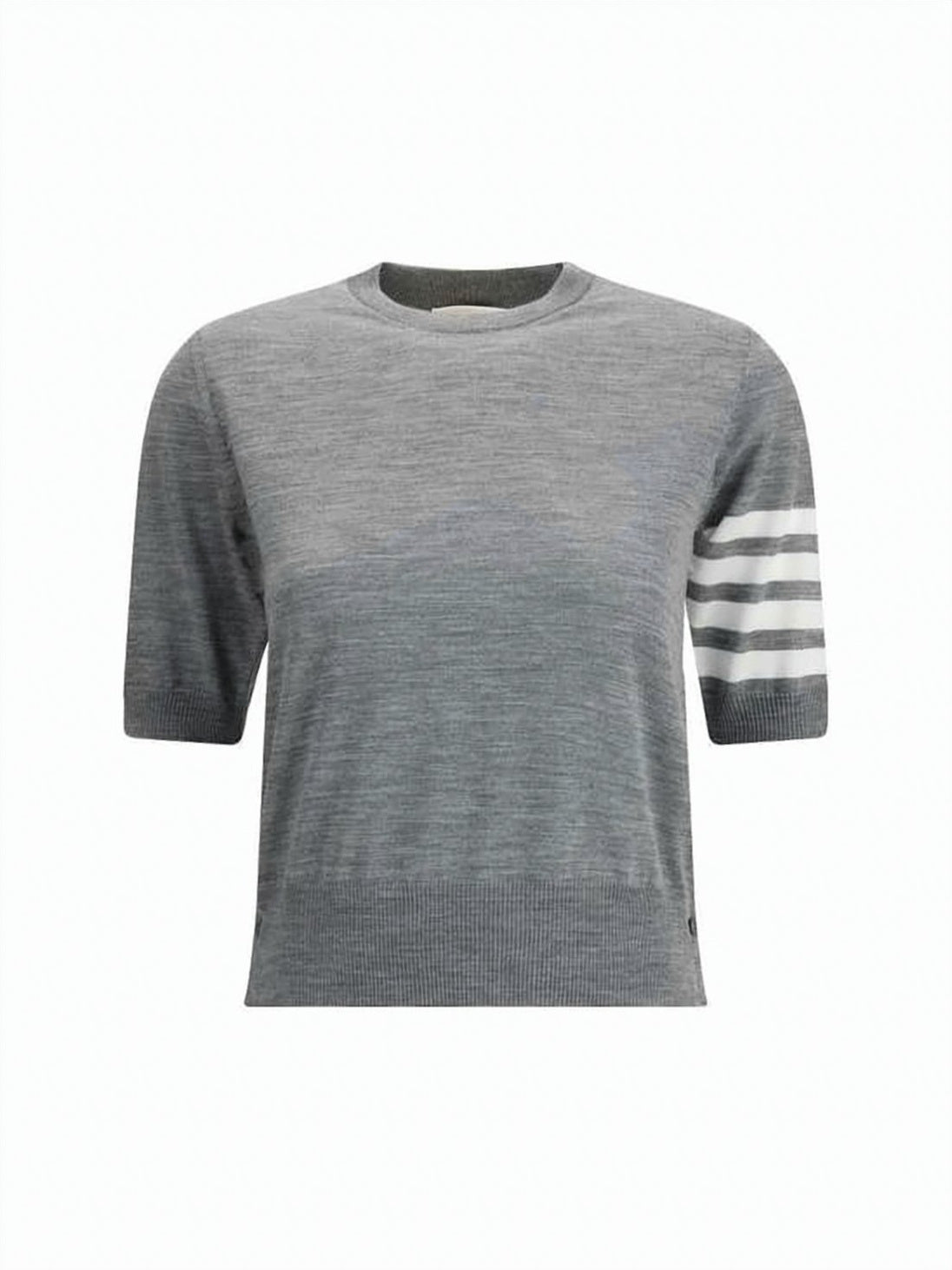 Fine Merino Wool Short-Sleeve Top