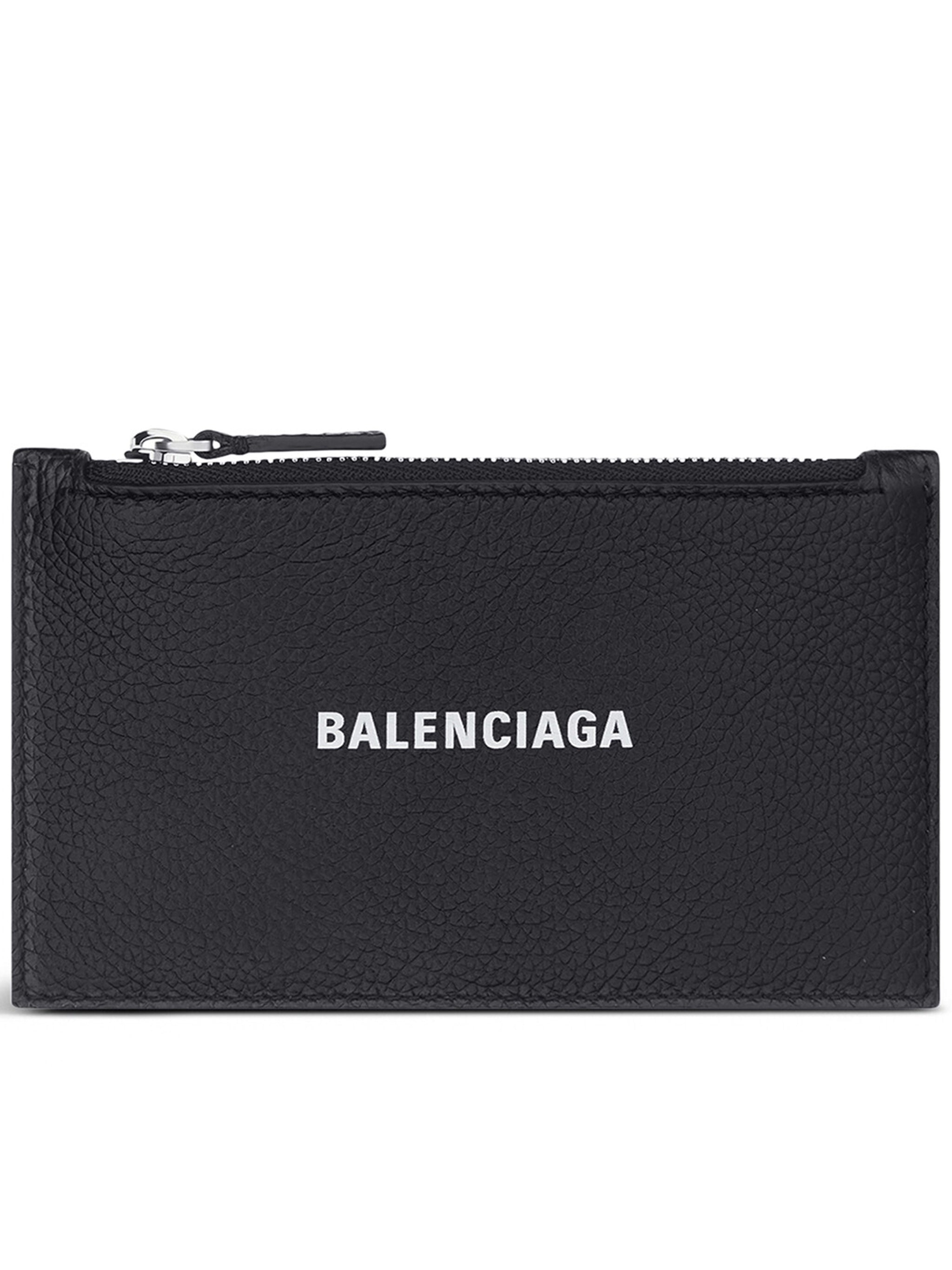 Black Cash Rectangular Textured Card Holder