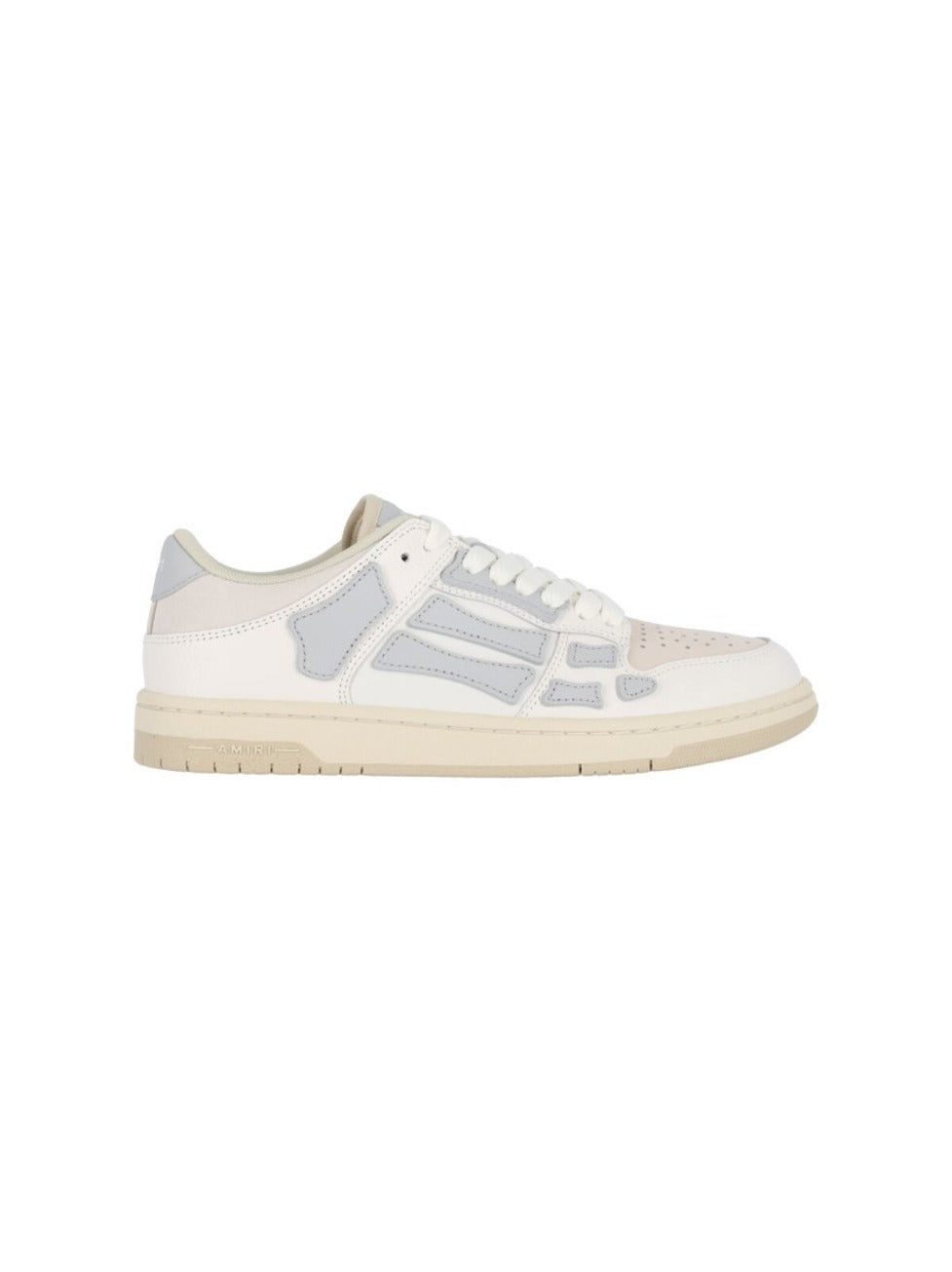 Low Top Sneakers With Grayscale Accents