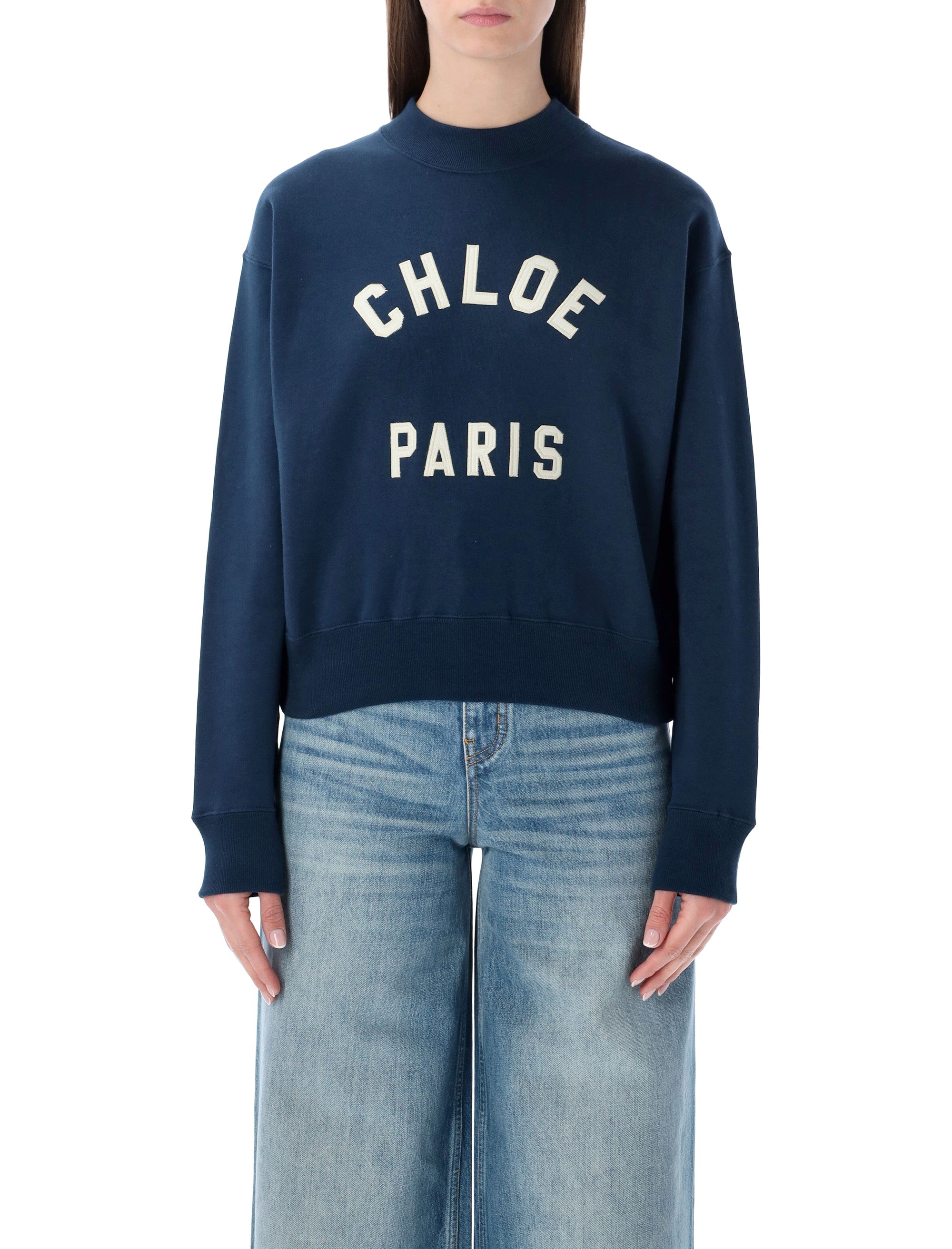 Varsity Logo Cotton Sweatshirt