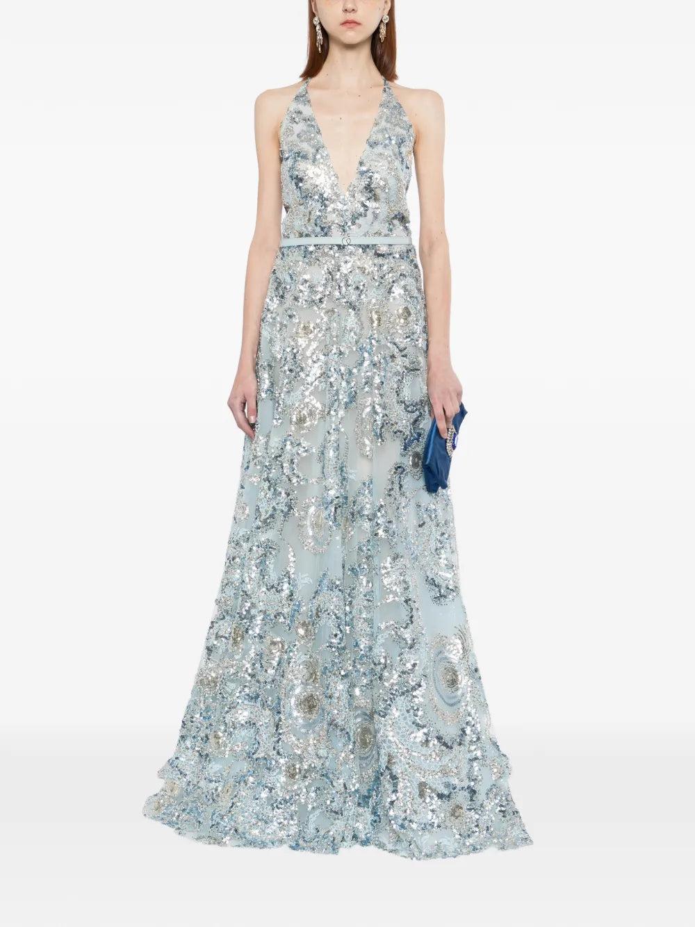 Embroidered Long Dress