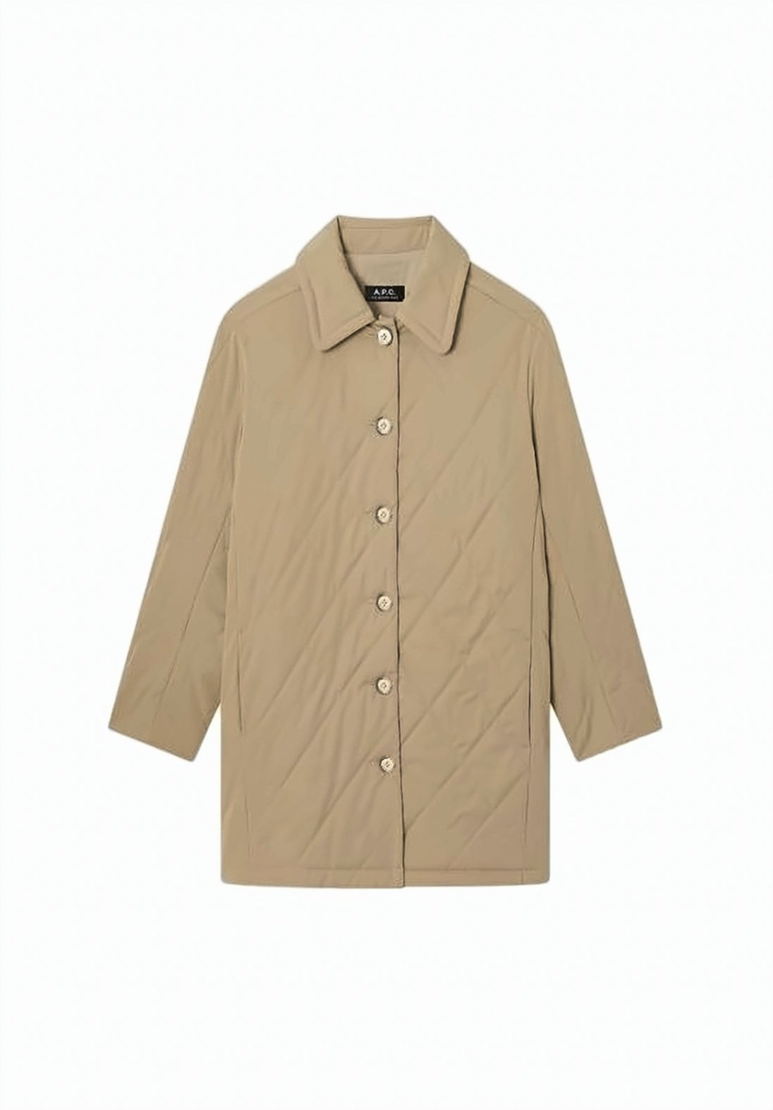 Lightweight Quilted Jacket with Classic Collar