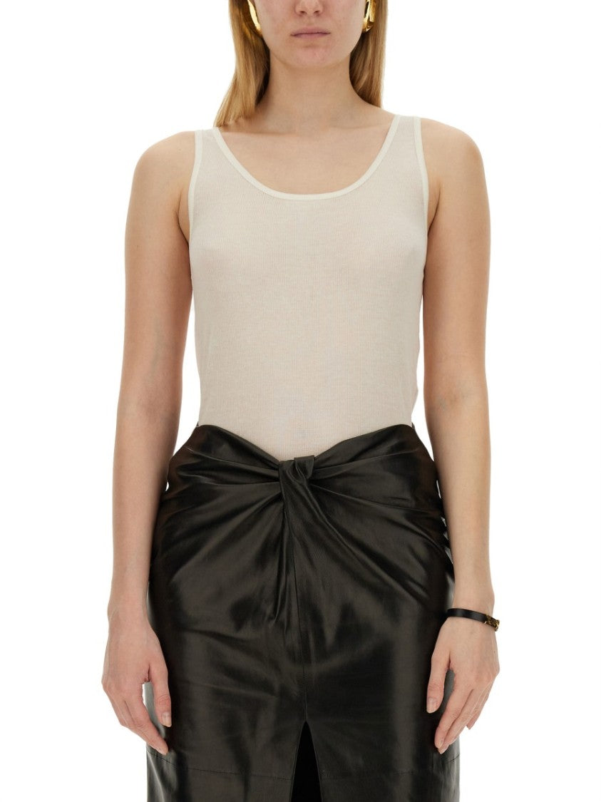 Round Neckline Cotton Tank Top