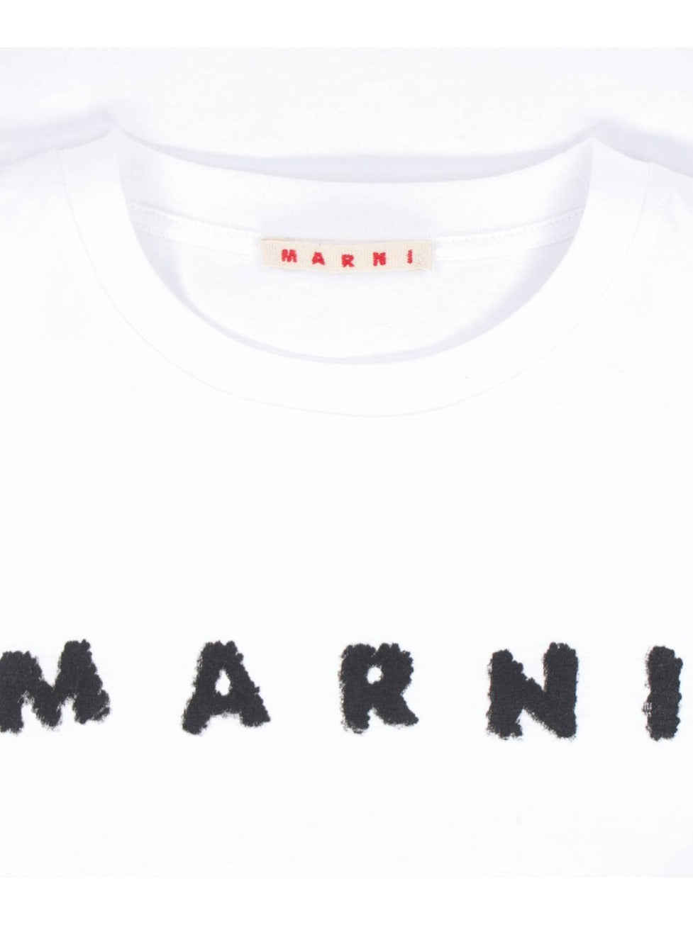 T-Shirt z logo – Biały