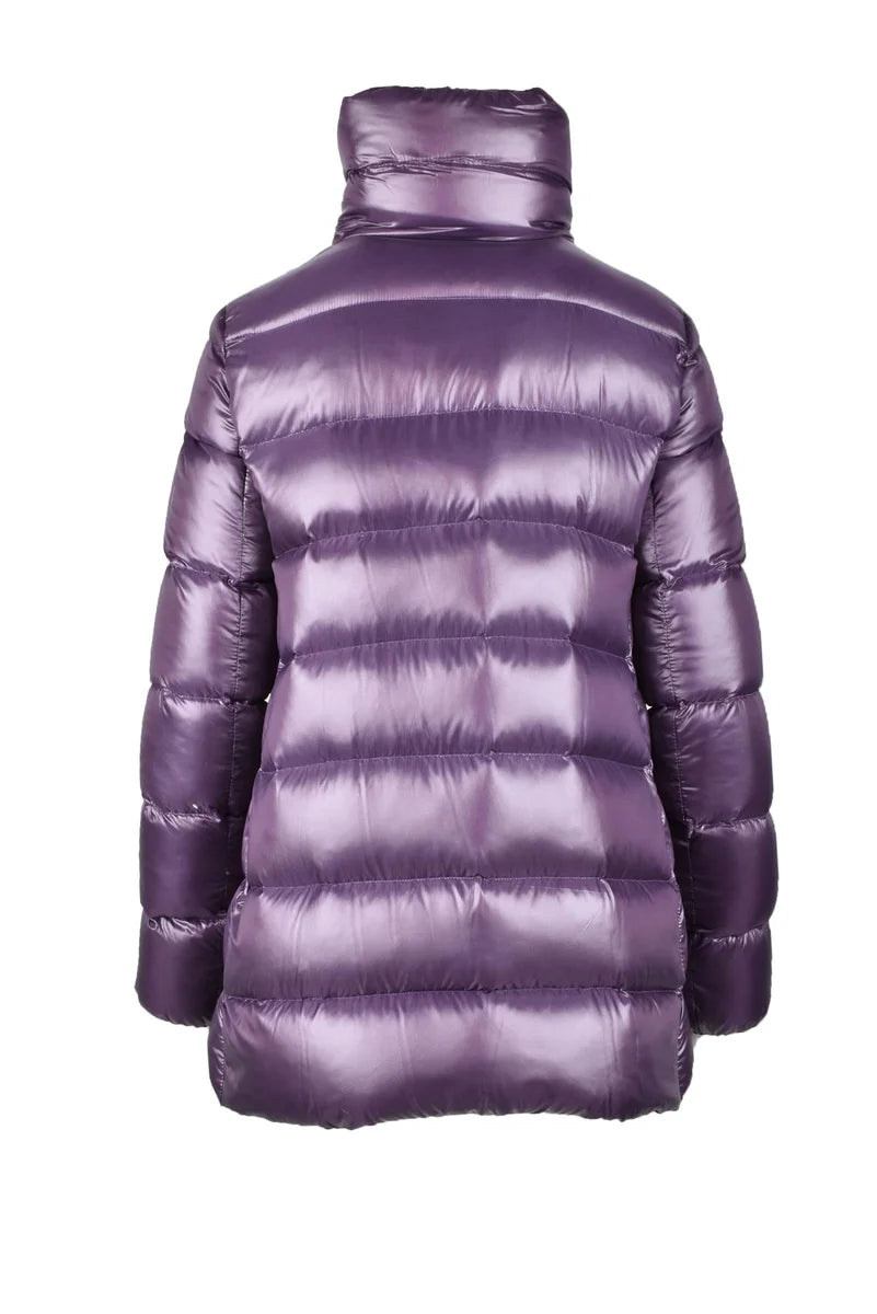 Zip Down Jacket - Purple