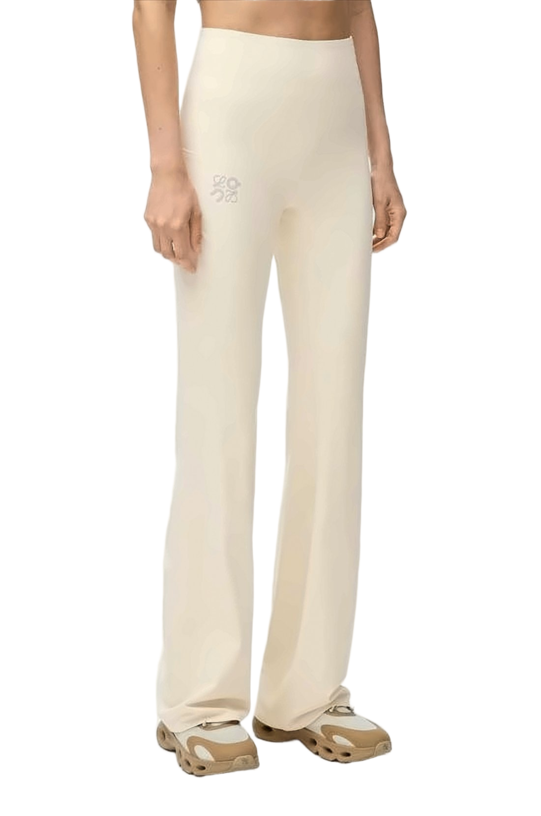 Relaxed High-Waist Jogger Pants with Minimalist Design