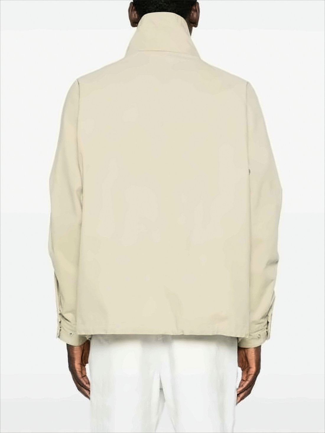 Boxy Cotton Jacket with Adjustable Cuffs
