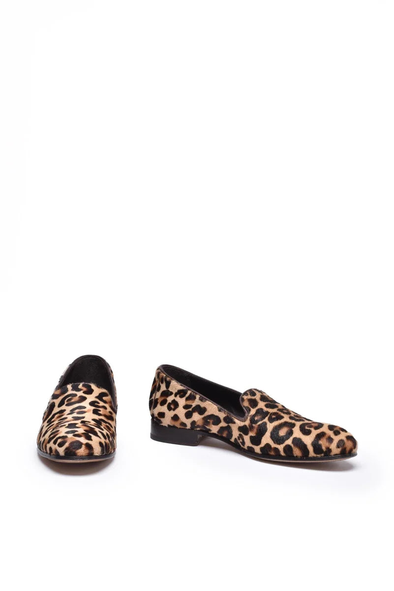 Leopard Print Pony Hair Loafer