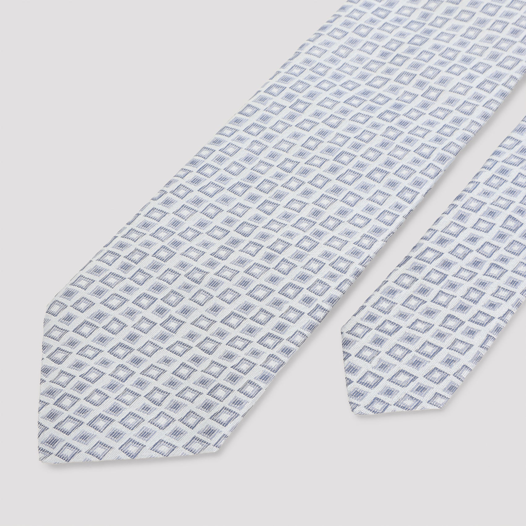 Slim Light Blue Silk Tie