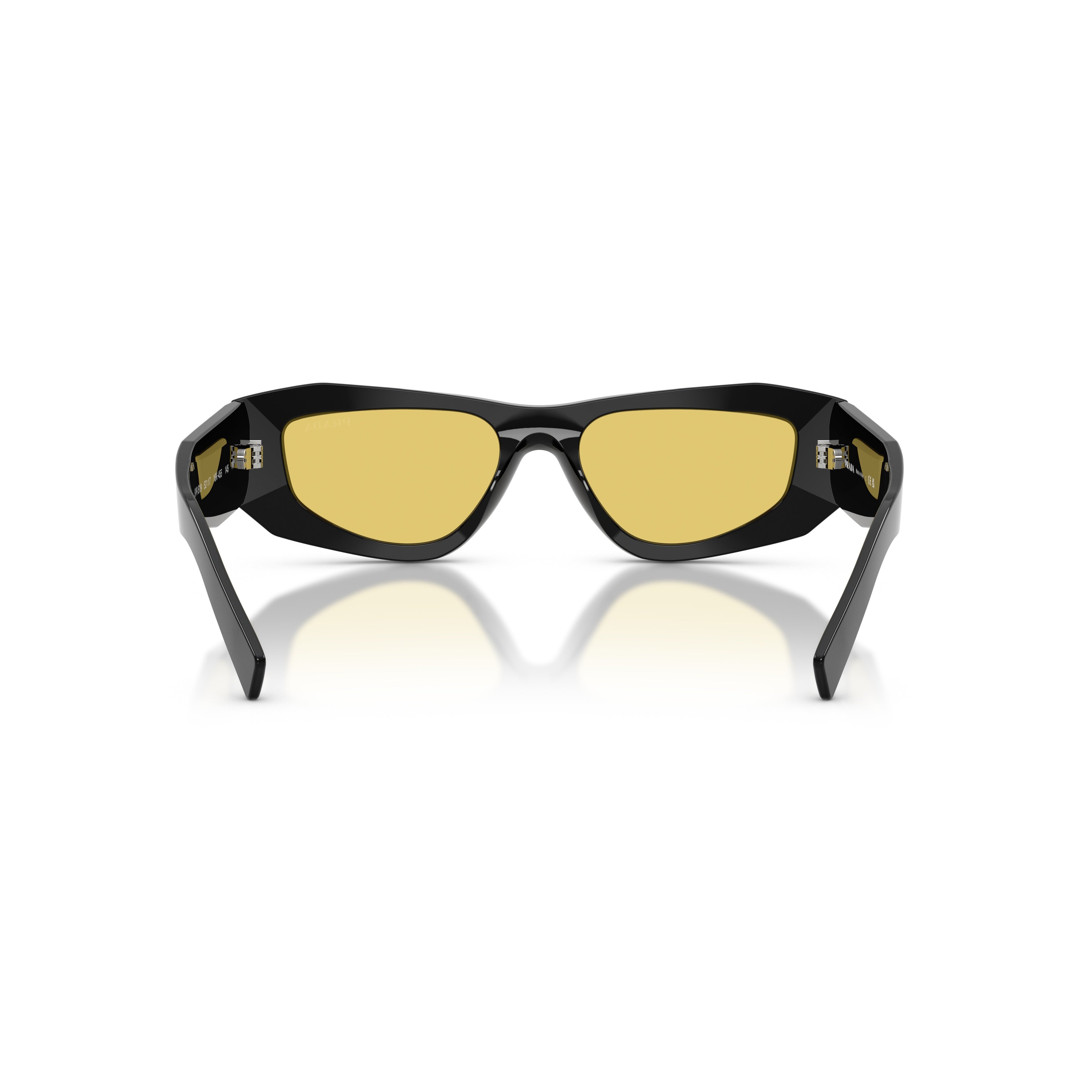 0pr B19s Angular Black Acetate Sunglasses