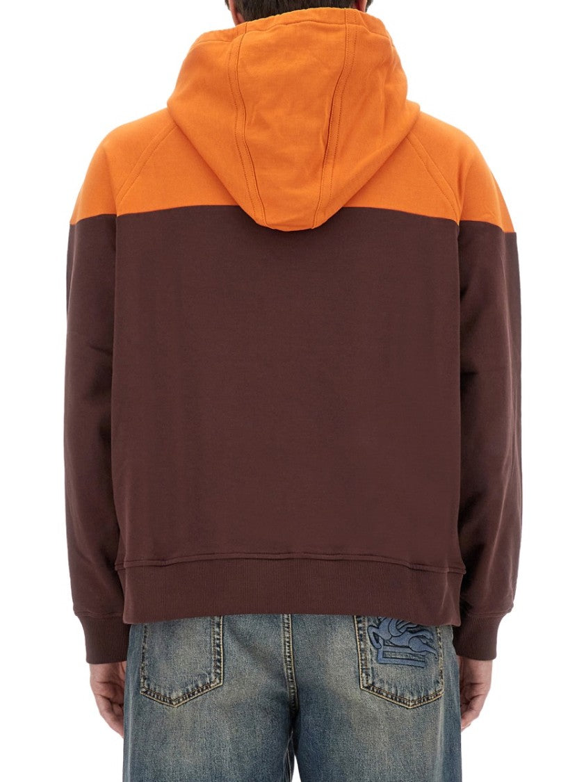 Color-Block Hooded Sweatshirt
