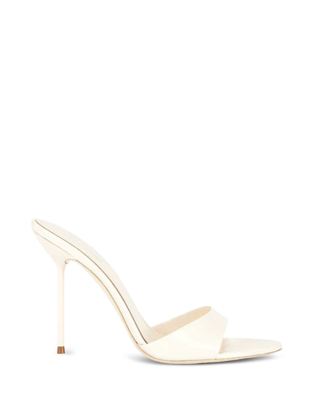 Ivory Silk And Nylon Sandals