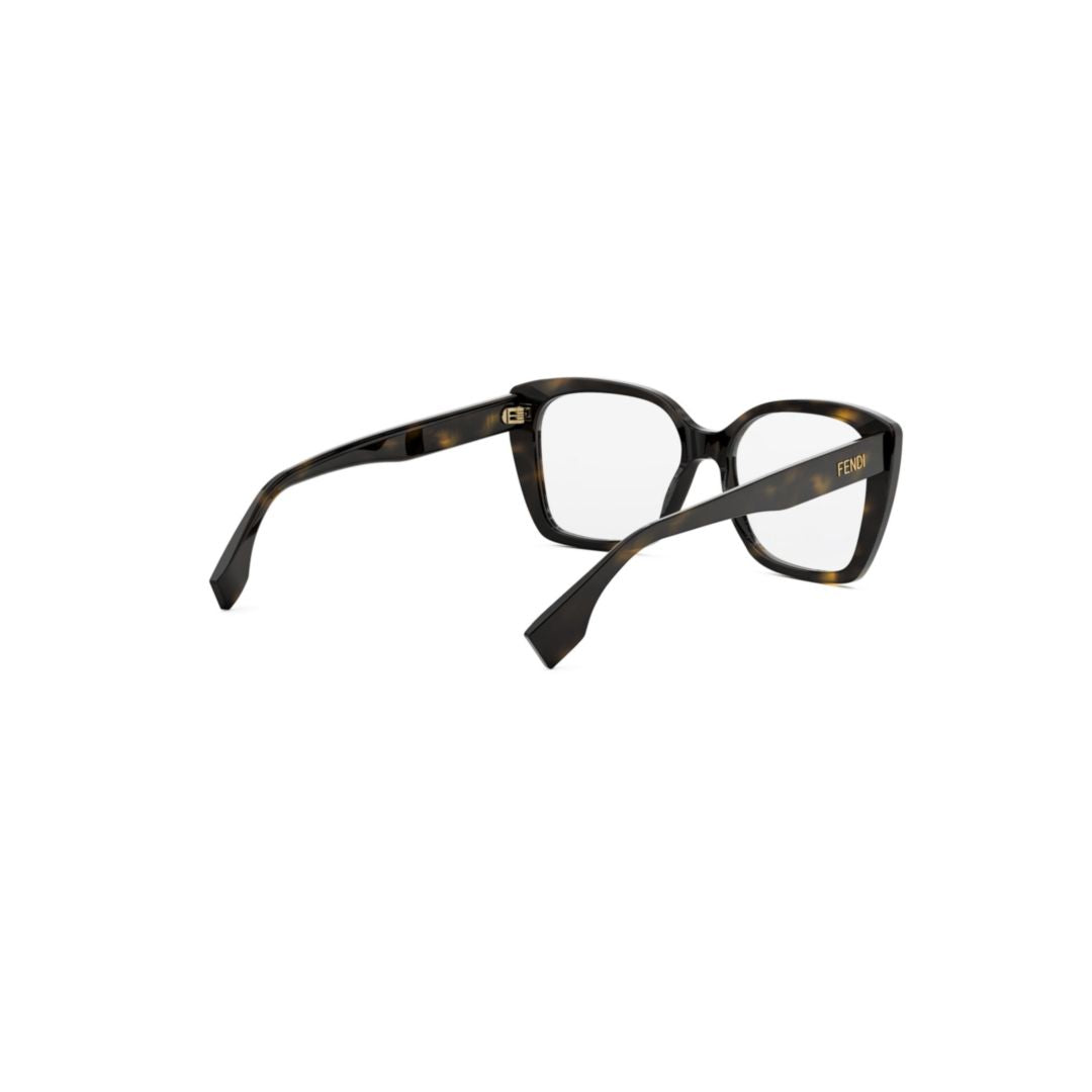 Fe50127i Oversized Square Tortoiseshell Frame Eyeglasses