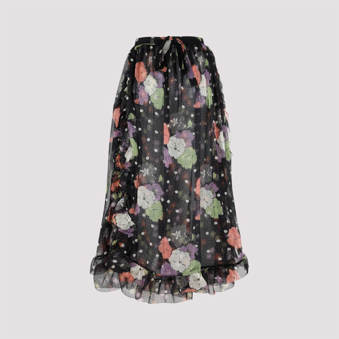 Black Silk Skirt