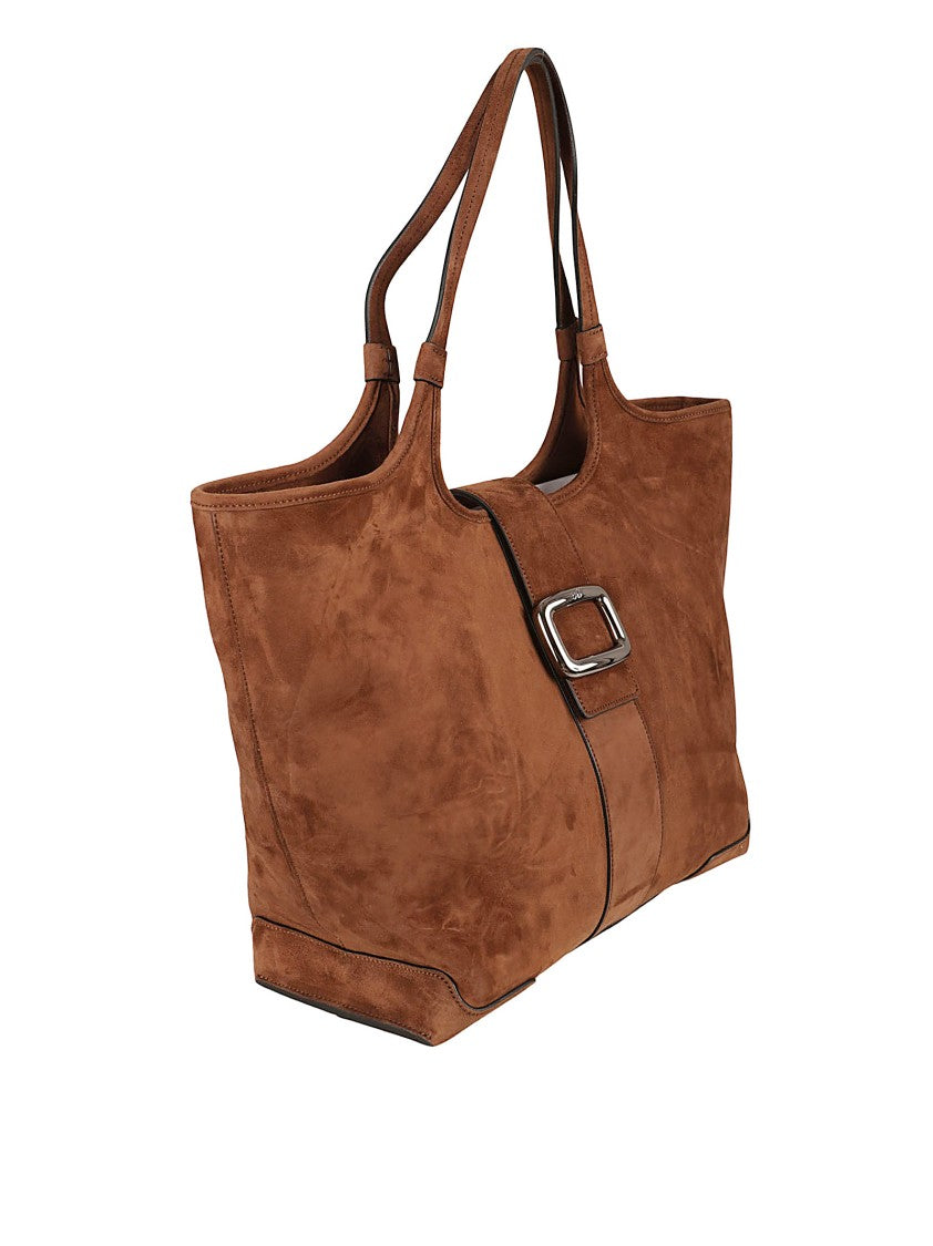 Structured Goat Leather Handbag