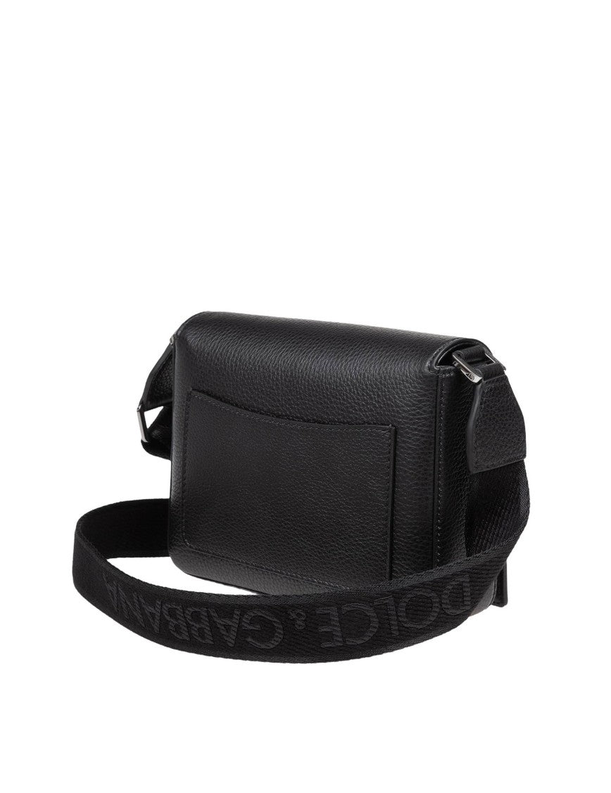 Black Deer Leather Shoulder Bag