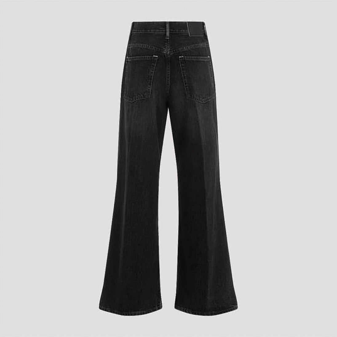High Waist Wide-Leg Denim Pants