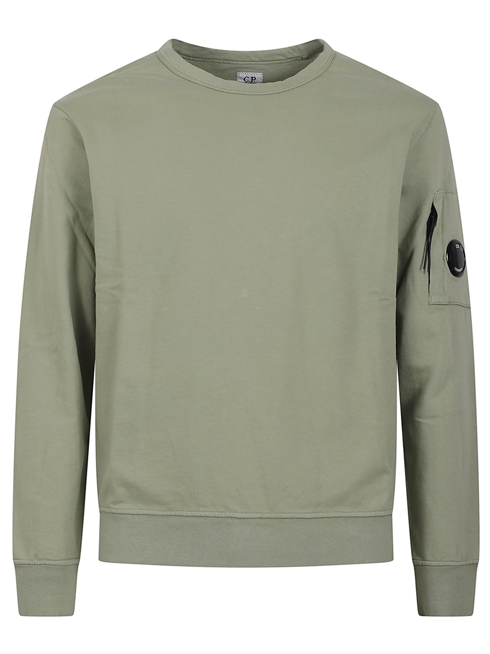 Minimalist Cotton Sweater with Zippered Pocket Detail