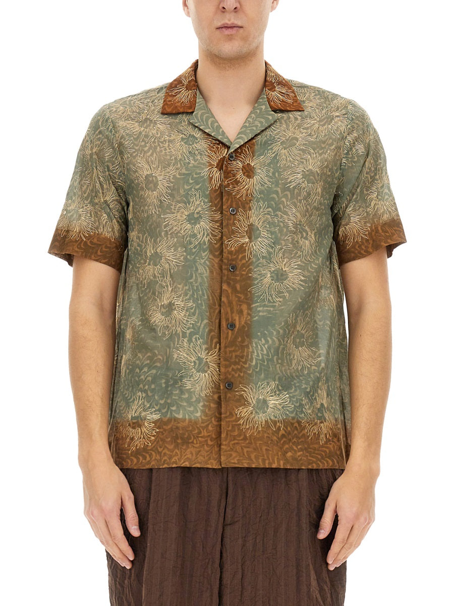 Boxy Fit Shirt With Classic Collar