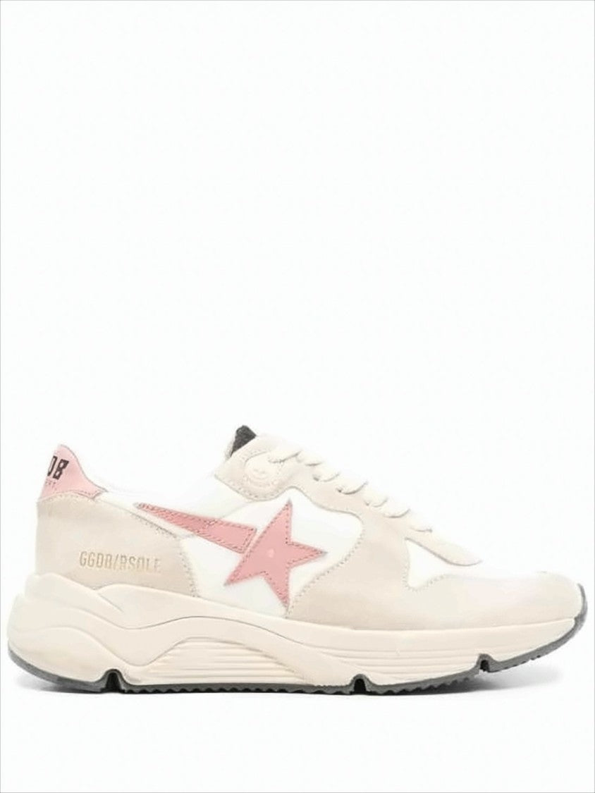 Sporty Nappa Leather and Suede Sneakers with Signature Star