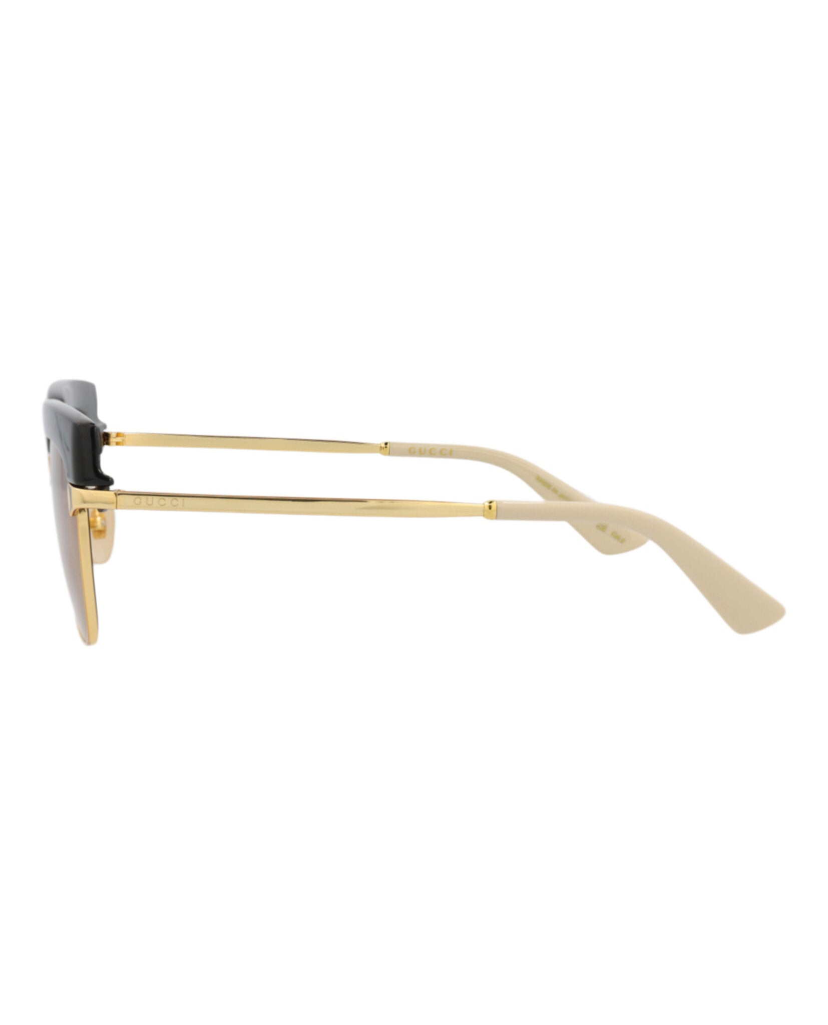 Square-Frame Metal Sunglasses