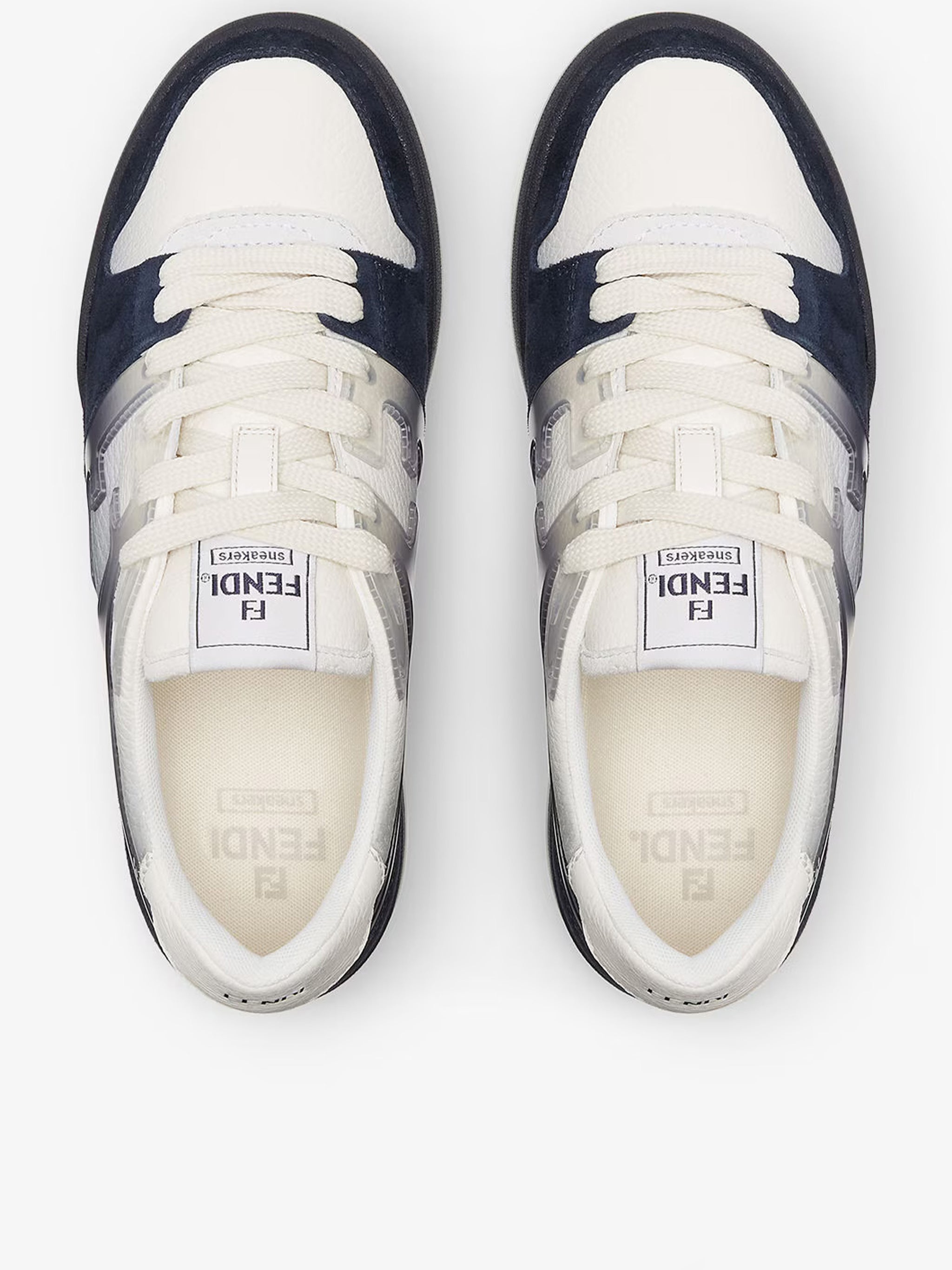 Match White Gradient Effect Side Logo Sneakers