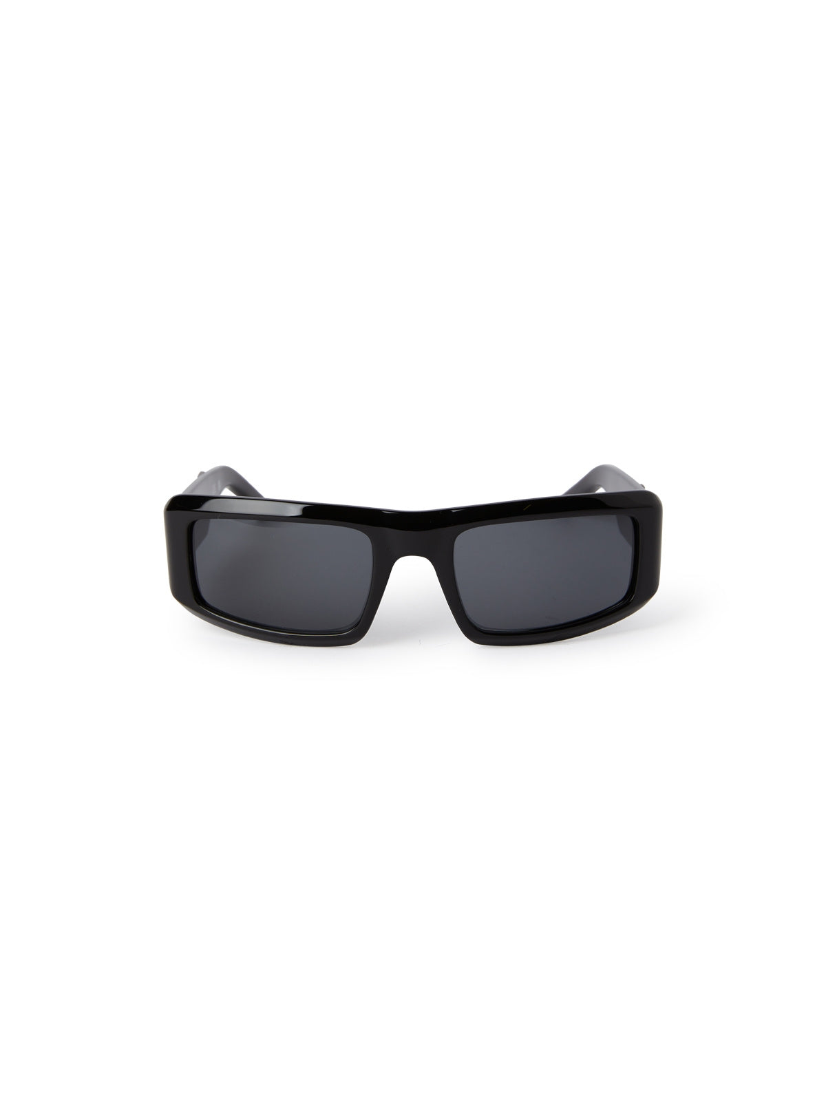 Angular Black Sunglasses with Distinctive Detailing