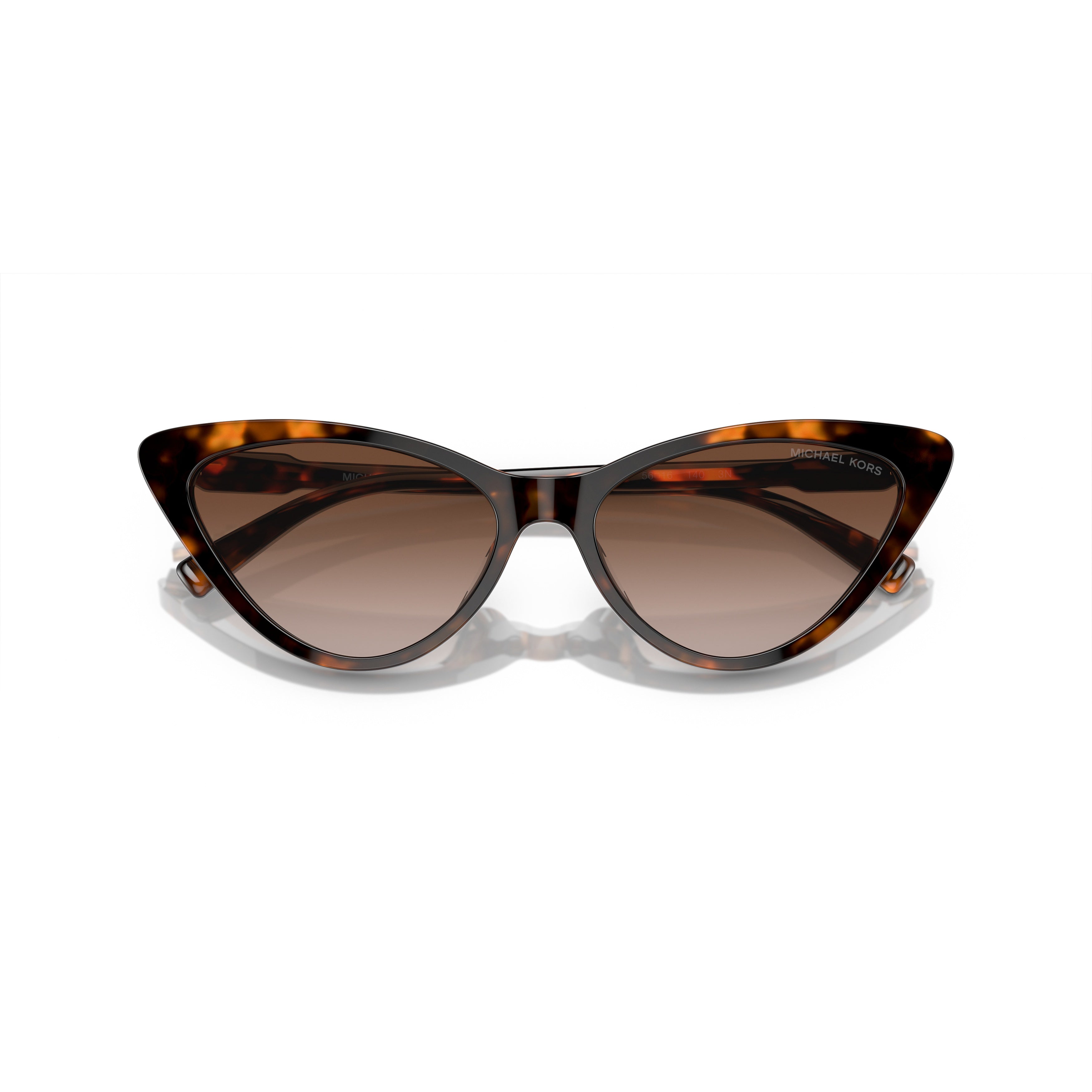 0mk2195u Cat-Eye Sunglasses with Tortoiseshell Frame and Gold Accents