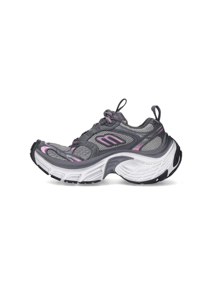"6Xl" Sneakers – Grey/Pink