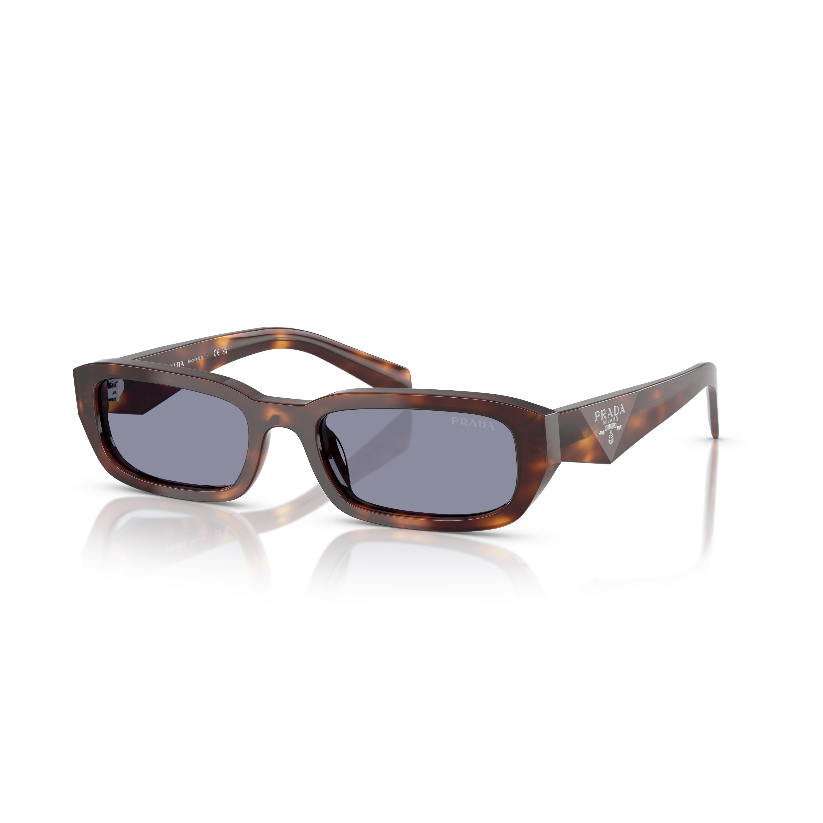 0pr B06s Rectangular Tortoiseshell Acetate Sunglasses